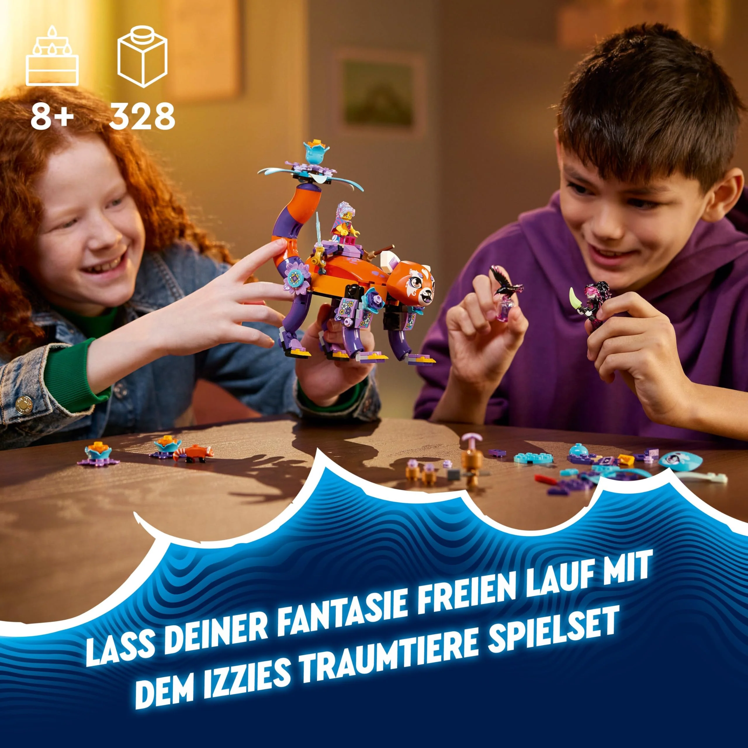 LEGO DREAMZzz 3-in-1 Izzies Traumtiere, magisches Ei mit den Minifiguren Izzy und Dizzy und Tierfiguren, Fantasy-Spielset, Geschenk für Mädchen und Jungen ab 8 Jahren 71481 - Image 12