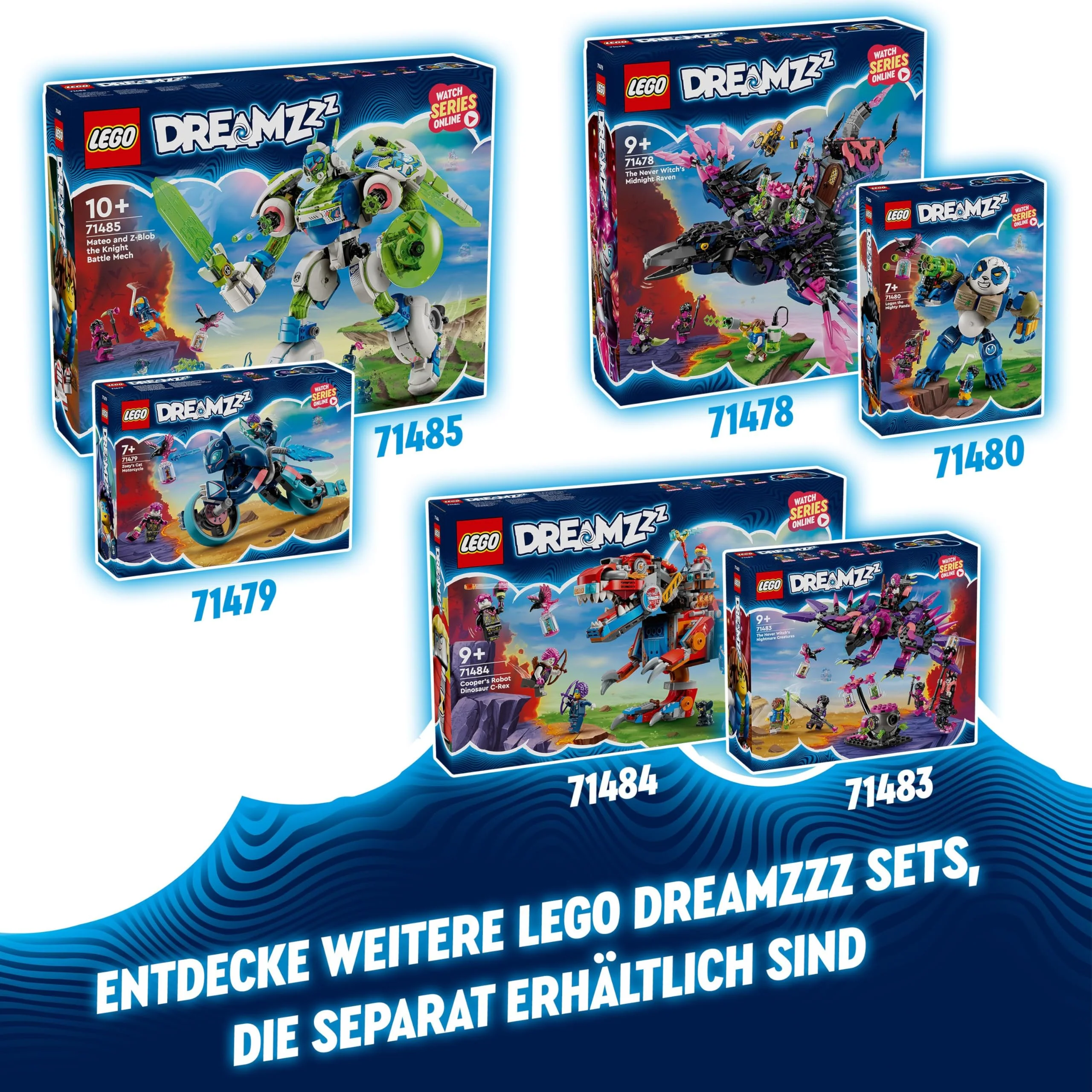 LEGO DREAMZzz 3-in-1 Izzies Traumtiere, magisches Ei mit den Minifiguren Izzy und Dizzy und Tierfiguren, Fantasy-Spielset, Geschenk für Mädchen und Jungen ab 8 Jahren 71481 - Image 7