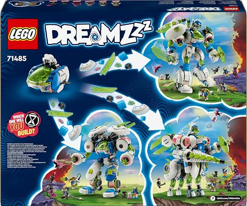 LEGO DREAMZzz 3-in-1 Mateo und Z-Blob der Ritter-Mech, Spielset zum Umbauen für Jungen und Mädchen ab 10 Jahren, Geschenk für Kinder, Fantasy-Set, Roboter in 3 Varianten, Abenteuer-Spielzeug 71485 - Image 2