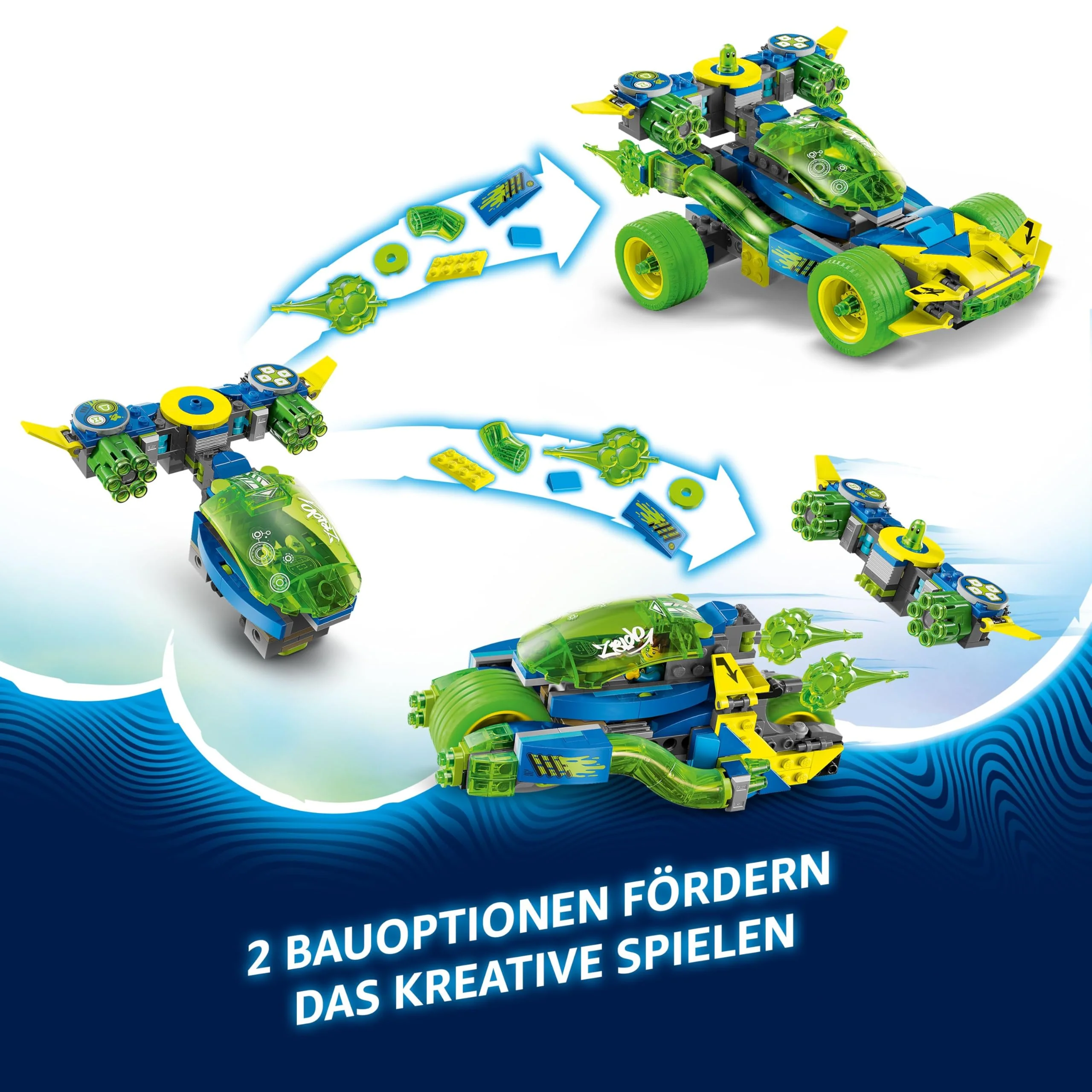 LEGO DREAMZzz Mateo mit dem Z-Blob Action-Rennwagen, 2-in-1 Fantasy-Spielset mit Fahrzeugen, Minifiguren und Traumwesen für Kinder ab 8 Jahren, Geschenk für Jungen und Mädchen 71491 - Image 12