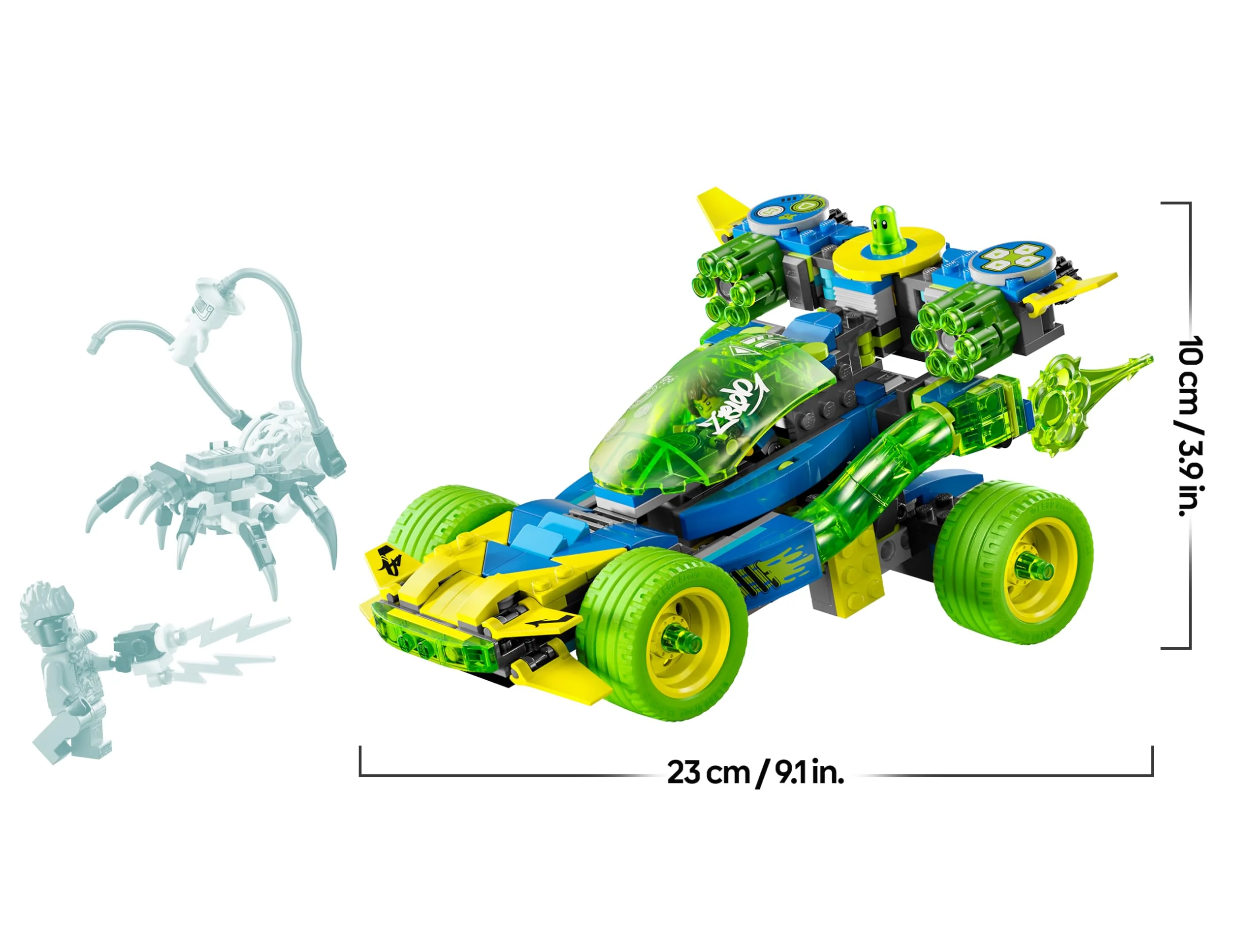 LEGO DREAMZzz Mateo mit dem Z-Blob Action-Rennwagen, 2-in-1 Fantasy-Spielset mit Fahrzeugen, Minifiguren und Traumwesen für Kinder ab 8 Jahren, Geschenk für Jungen und Mädchen 71491 - Image 6
