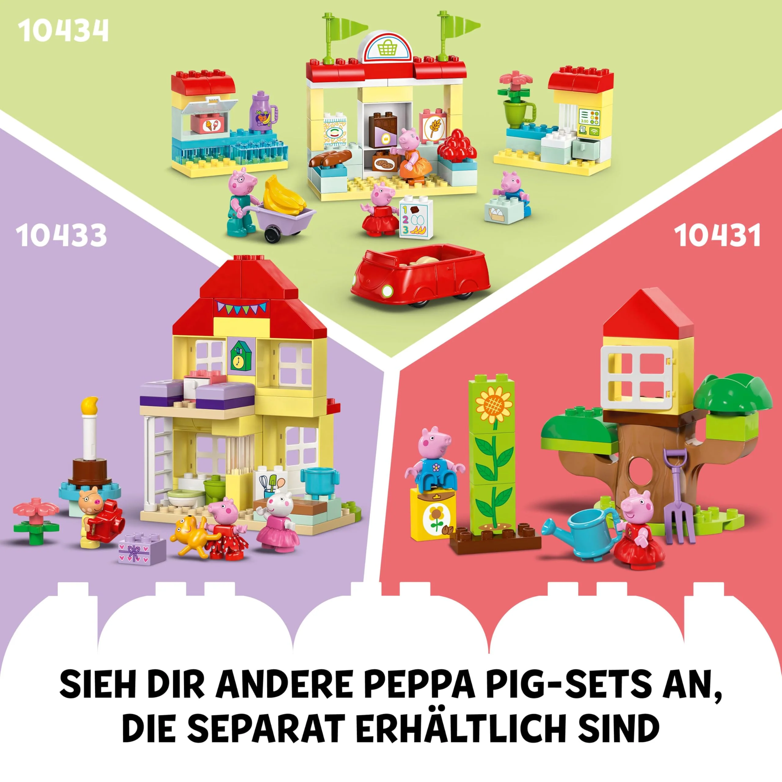 LEGO DUPLO Peppas Bootsausflug: Spielset mit Spielzeugboot zum Bauen und Umbauen mit 2 Figuren, kreatives Spielzeug, Geschenk-Idee für Kinder ab 2 Jahren, Jungen und Mädchen 10432 - Image 6