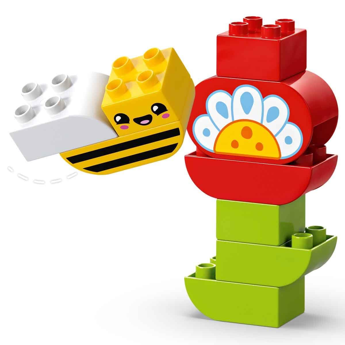 LEGO DUPLO Town Kreativer Blumengarten - Motorikspielzeug für Kinder ab 2 Jahren - Montessori Spielzeug - Lernspielzeug für Vorschulkinder - Garten Spiel für Kleinkinder - Geschenkidee 10444 - Image 5