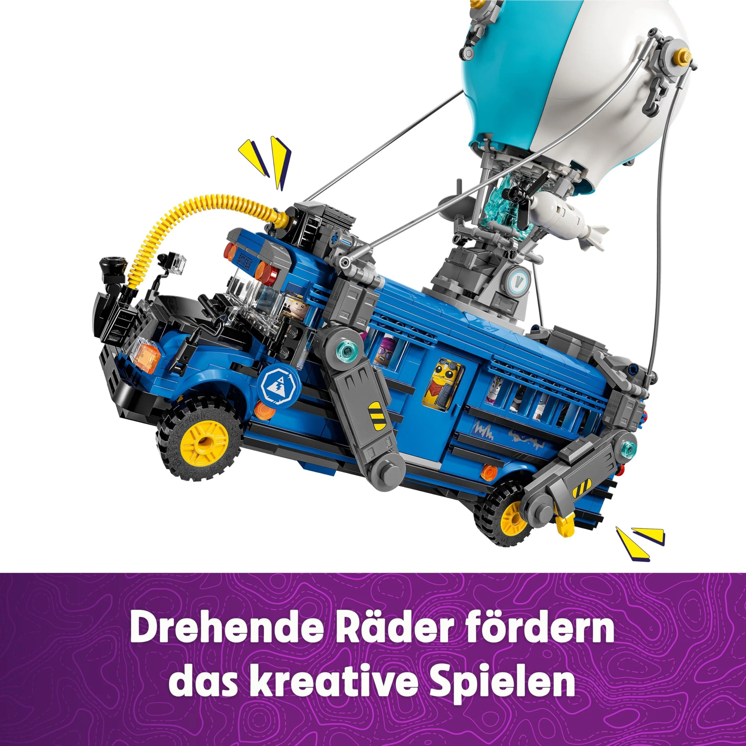 LEGO Fortnite Schlachtenbus – Spielzeug Fahrzeug aus dem Videospiel mit 9 Minifiguren und Zubehör – Geschenk für Gamer, Jungen und Mädchen und Fans ab 10 Jahren – Weihnachtsüberraschung - 77073 - Image 12