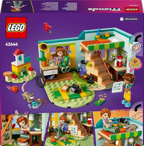 LEGO Friends Autumns Zimmer, BAU- und Spielset für kreative Rollenspiele, Set für Mädchen ab 6 Jahren mit 2 Minifiguren und Einer Frettchen Tierfigur, Lernspielzeug 42646 - Image 2
