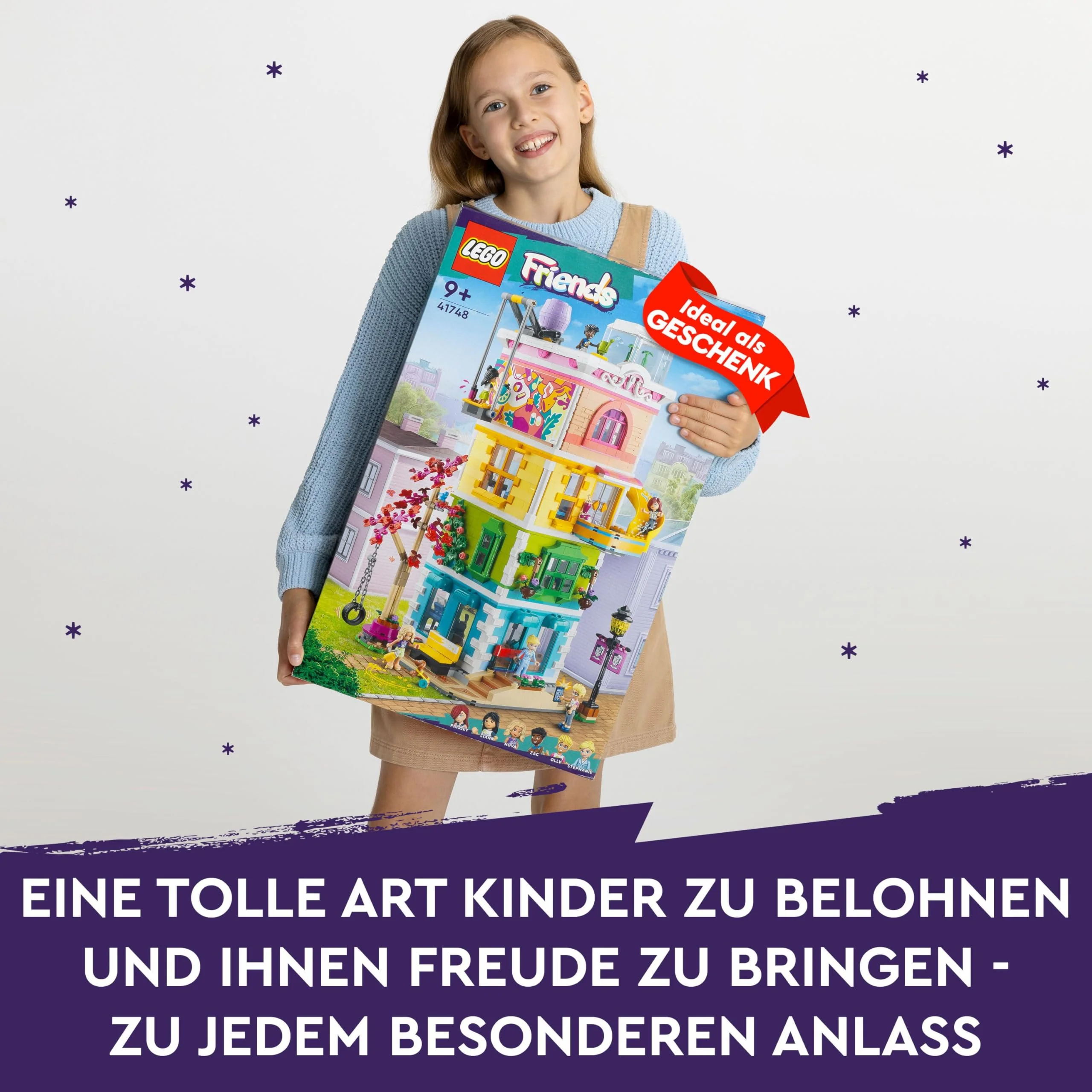Lego Friends Heartlake City Gemeinschaftszentrum - Kreatives Spielzeug - 5-stöckiges Gebäude mit 6 Minifiguren, Einer Hundefigur und Zubehör - Geschenk für Mädchen und Jungen ab 9 Jahren - 41748 - Image 6