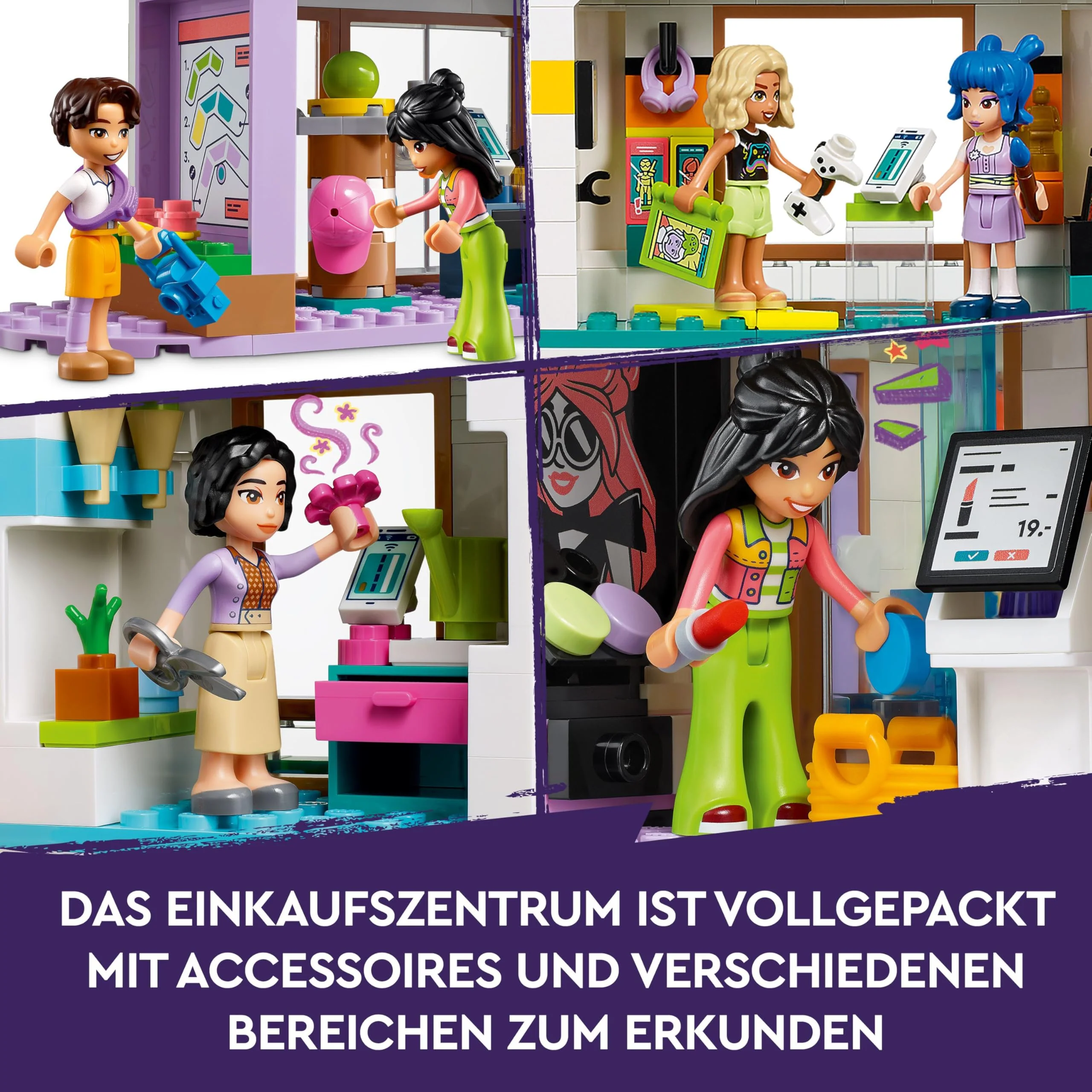 LEGO Friends Heartlake City Kaufhaus, Puppenhaus-Spielzeug für Mädchen und Jungen, Set mit Figuren, fördert die sozial-emotionale Entwicklung, Geschenk für Kinder ab 8 Jahren 42604 - Image 10