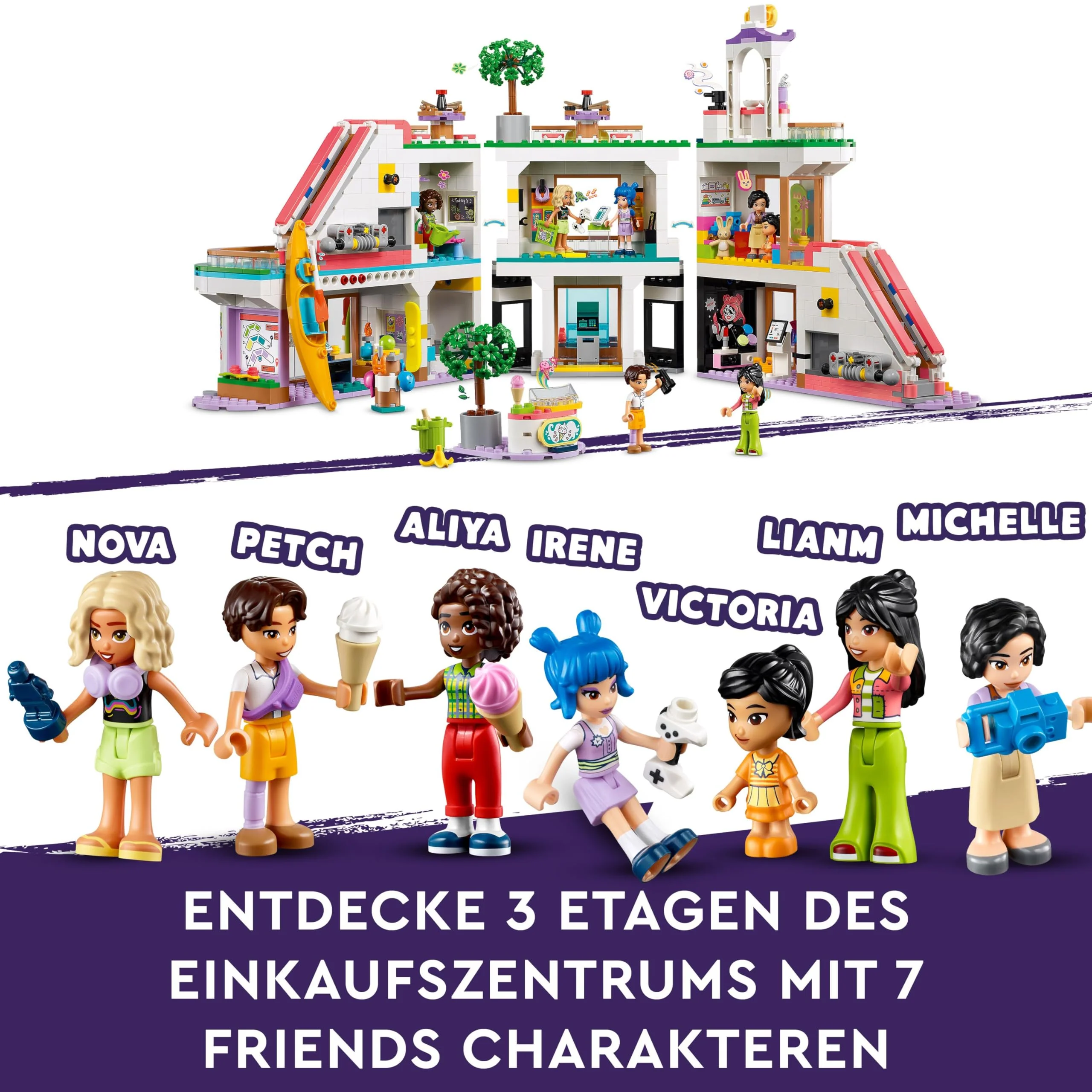 LEGO Friends Heartlake City Kaufhaus, Puppenhaus-Spielzeug für Mädchen und Jungen, Set mit Figuren, fördert die sozial-emotionale Entwicklung, Geschenk für Kinder ab 8 Jahren 42604 - Image 11