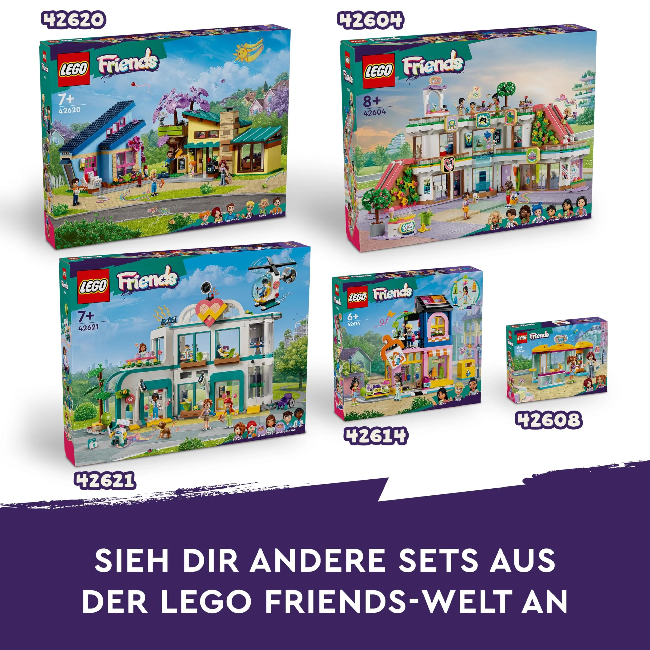 LEGO Friends Heartlake City Kaufhaus, Puppenhaus-Spielzeug für Mädchen und Jungen, Set mit Figuren, fördert die sozial-emotionale Entwicklung, Geschenk für Kinder ab 8 Jahren 42604 - Image 7