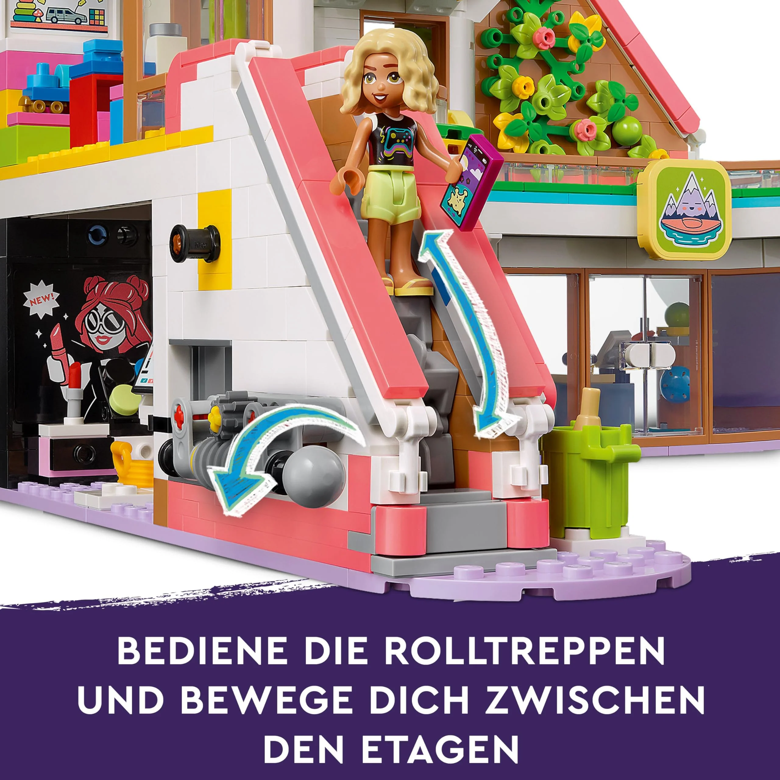 LEGO Friends Heartlake City Kaufhaus, Puppenhaus-Spielzeug für Mädchen und Jungen, Set mit Figuren, fördert die sozial-emotionale Entwicklung, Geschenk für Kinder ab 8 Jahren 42604 - Image 9
