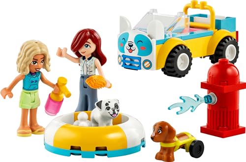 LEGO Friends Mobiler Hundesalon - Kreatives Spielzeug mit Fahrzeug und Tieren für Rollenspiele - Montessori Spielzeug mit 2 Minifiguren und 2 Hunden - Geschenk für Mädchen & Jungen ab 4 Jahren - 42635 - Image 4