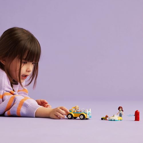 LEGO Friends Mobiler Hundesalon - Kreatives Spielzeug mit Fahrzeug und Tieren für Rollenspiele - Montessori Spielzeug mit 2 Minifiguren und 2 Hunden - Geschenk für Mädchen & Jungen ab 4 Jahren - 42635 - Image 5