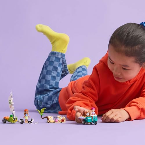 LEGO Friends Strandabenteuer mit Hunden, Bauspielzeug für Mädchen ab 6 Jahren, Tier Spielset mit 2 Minifiguren und 2 Corgi Figuren, Geschenk für kreative Kinder, Abenteuer Bauset mit Surfbrett 42641 - Image 5