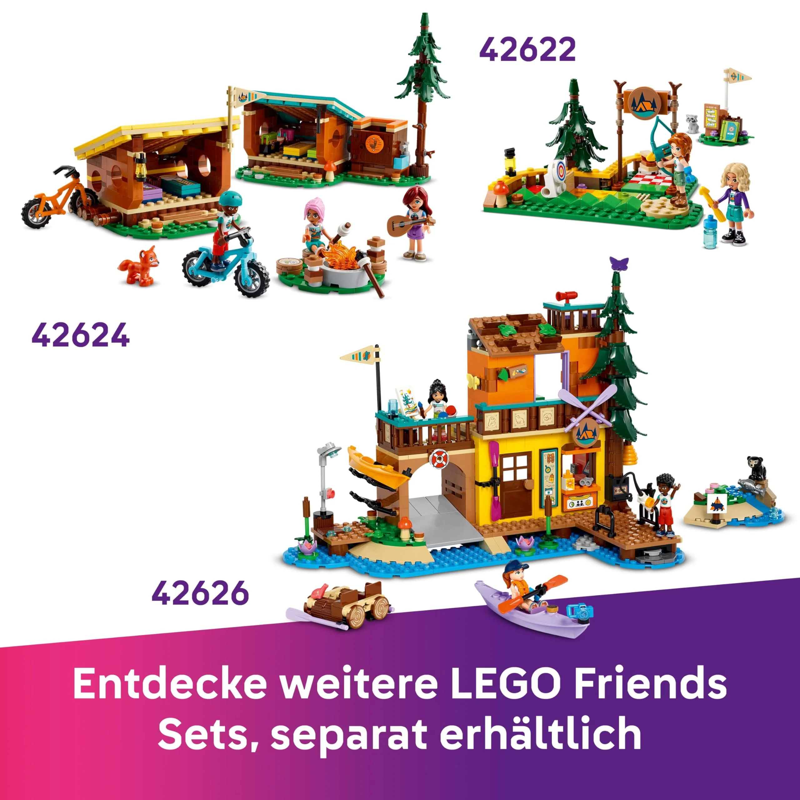 LEGO Friends Strandabenteuer mit Hunden, Bauspielzeug für Mädchen ab 6 Jahren, Tier Spielset mit 2 Minifiguren und 2 Corgi Figuren, Geschenk für kreative Kinder, Abenteuer Bauset mit Surfbrett 42641 - Image 7