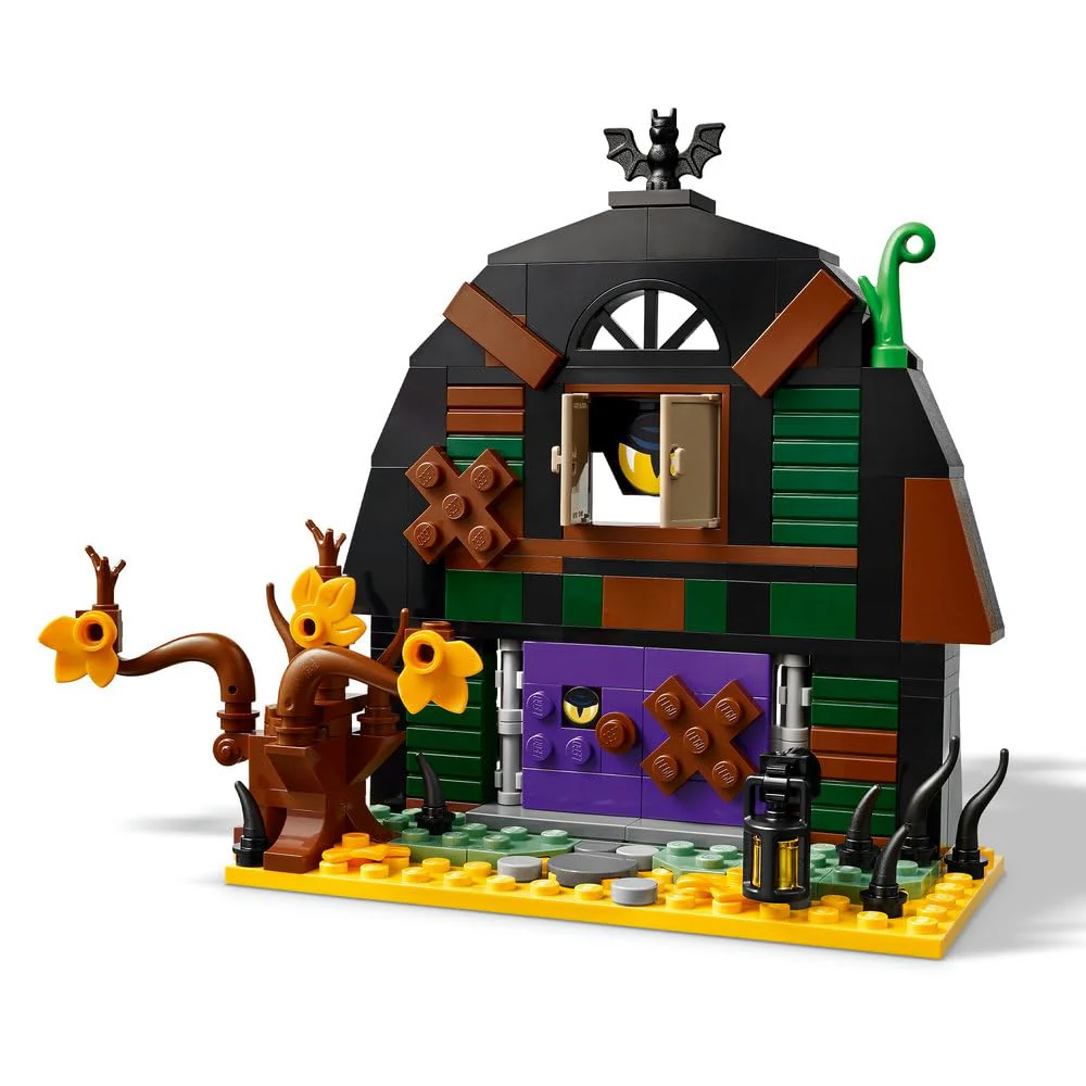 LEGO Halloween-Scheune - Kinder Spielzeug mit Skelett Minifigur - Bauset mit Fledermaus, Flasche, Lampe und weiterem Zubehör - Kreatives Jungen und Mädchen ab 8 Jahren - 40721 - Image 8