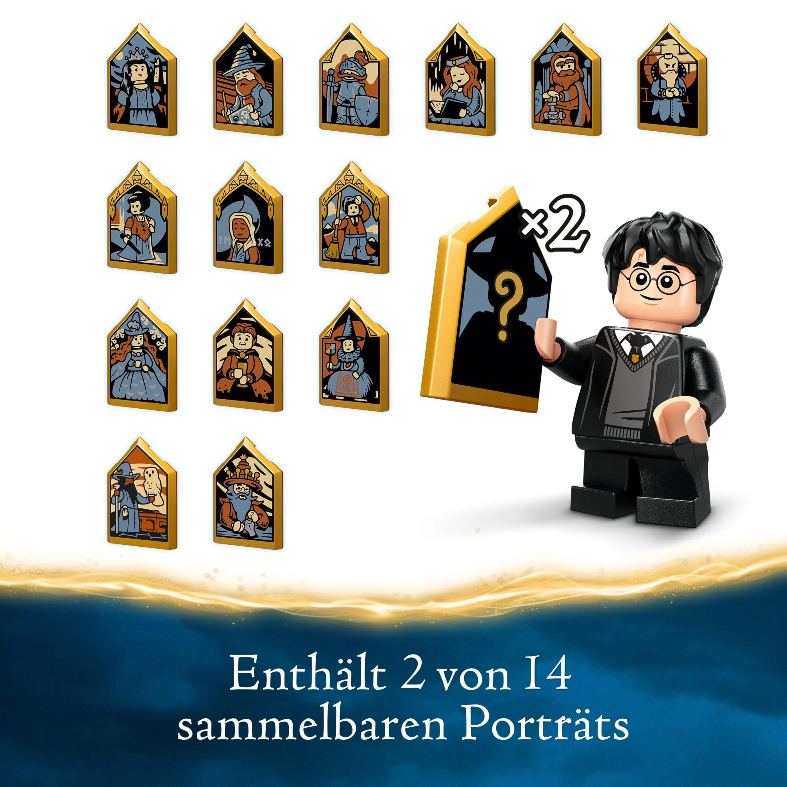 LEGO Harry Potter Adventskalender 2024, Hogwarts Fantasy-Spielzeuge für Kinder, Abenteuer-Spielset mit 7 Minifiguren und 16 Mini-Modellen, vorweihnachtliches Geschenk für Mädchen und Jungen 76438 - Image 6