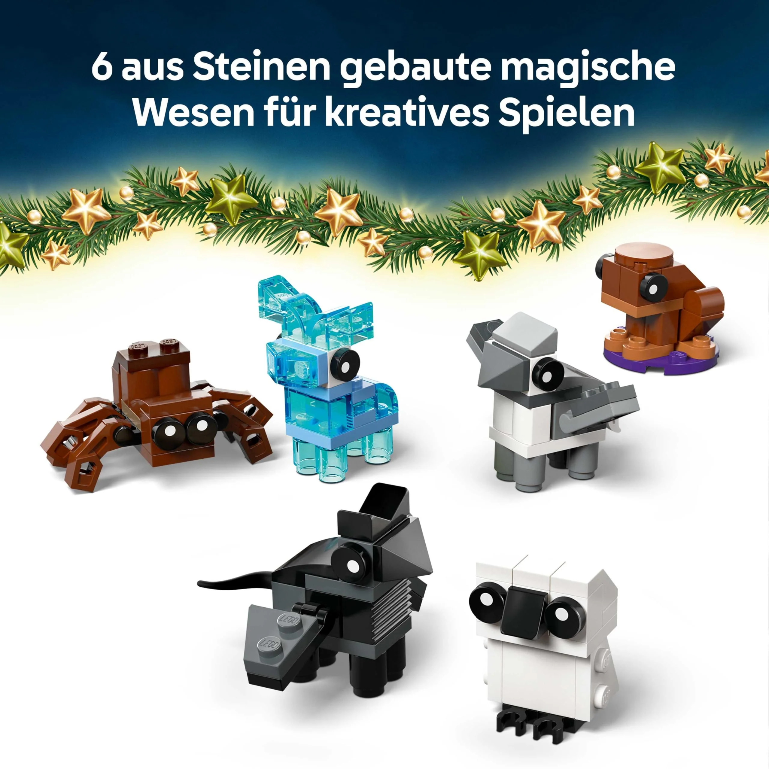 LEGO Harry Potter Adventskalender 2025 - Weihnachten Spielzeug mit 24 Überraschungen - 8 Minifiguren in festlichen Pullovern & 6 Figuren - Geschenk für Mädchen und Jungen ab 7 Jahren - 76456 - Image 6