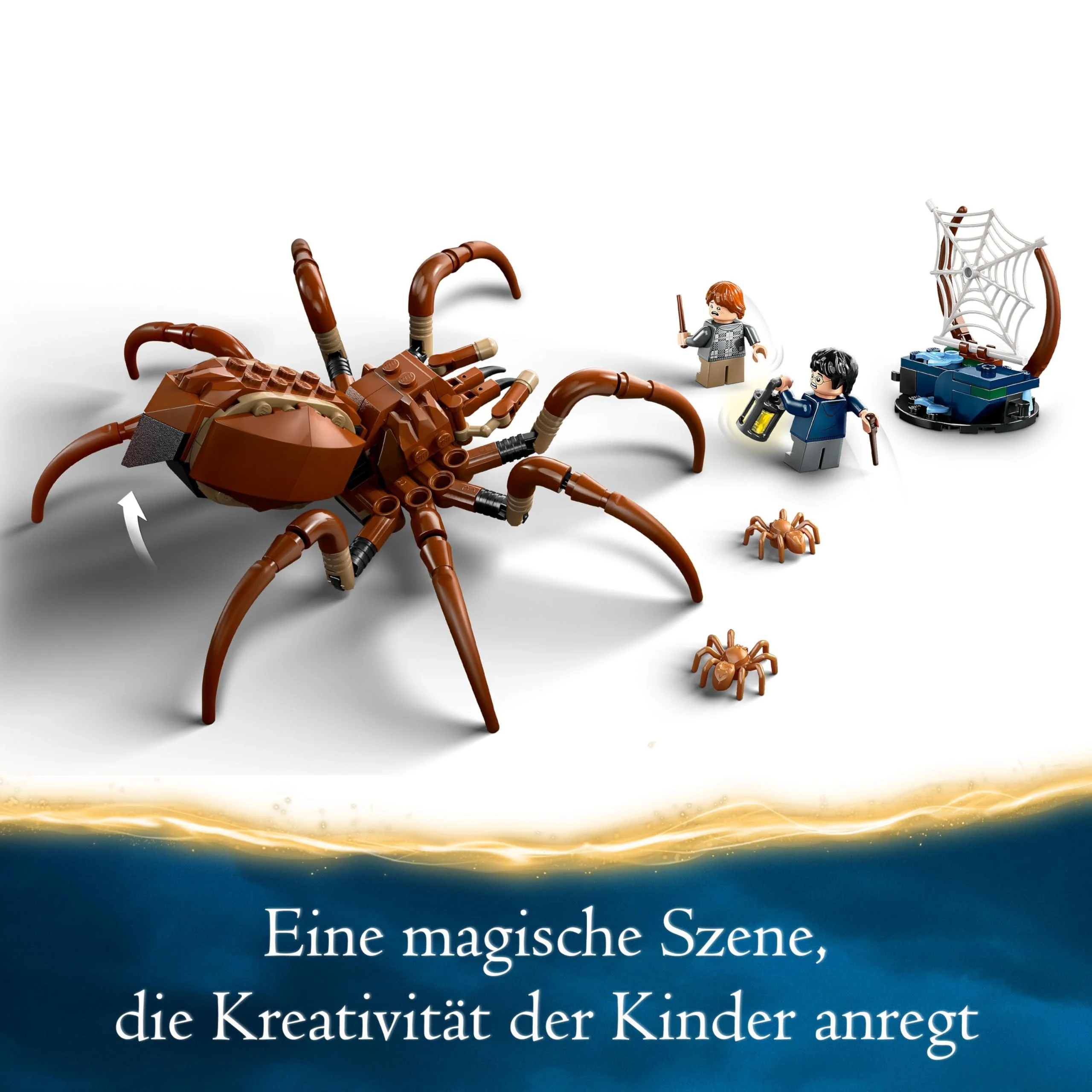 LEGO Harry Potter Aragog im Verbotenen Wald, Fantasy-Spielset mit Spinnen-Figur, Fabelwesen, 2 Minifiguren, magisches Geschenk für Jungen, Mädchen und Fans ab 7 Jahren 76434 - Image 9