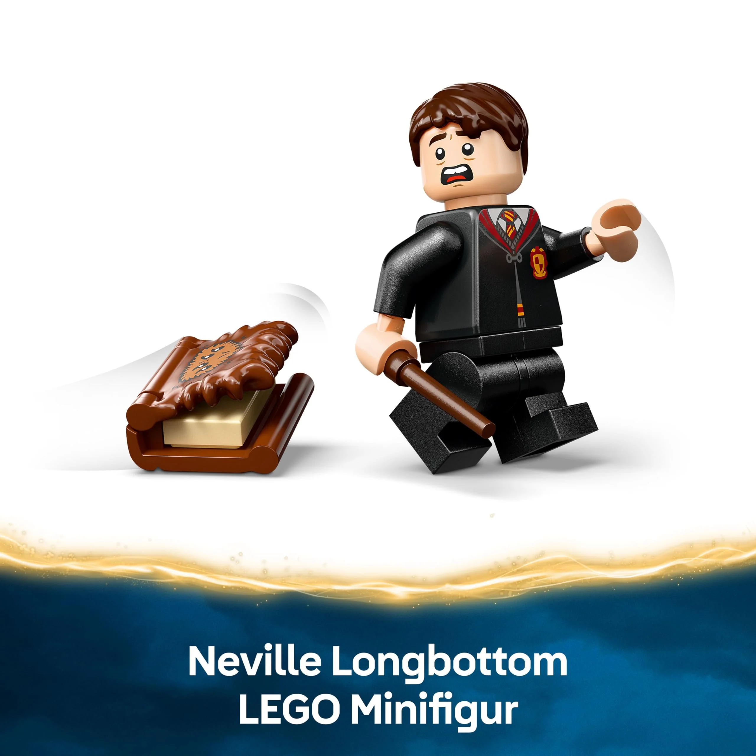 LEGO Harry Potter Beißendes Monsterbuch der Monster – Interaktives Spielzeug mit Rückziehmotor und beißendem Mund – mit Neville Longbottom Mini-Figur – Geschenk für Kinder, Harry Potter Fans – 76449 - Image 6
