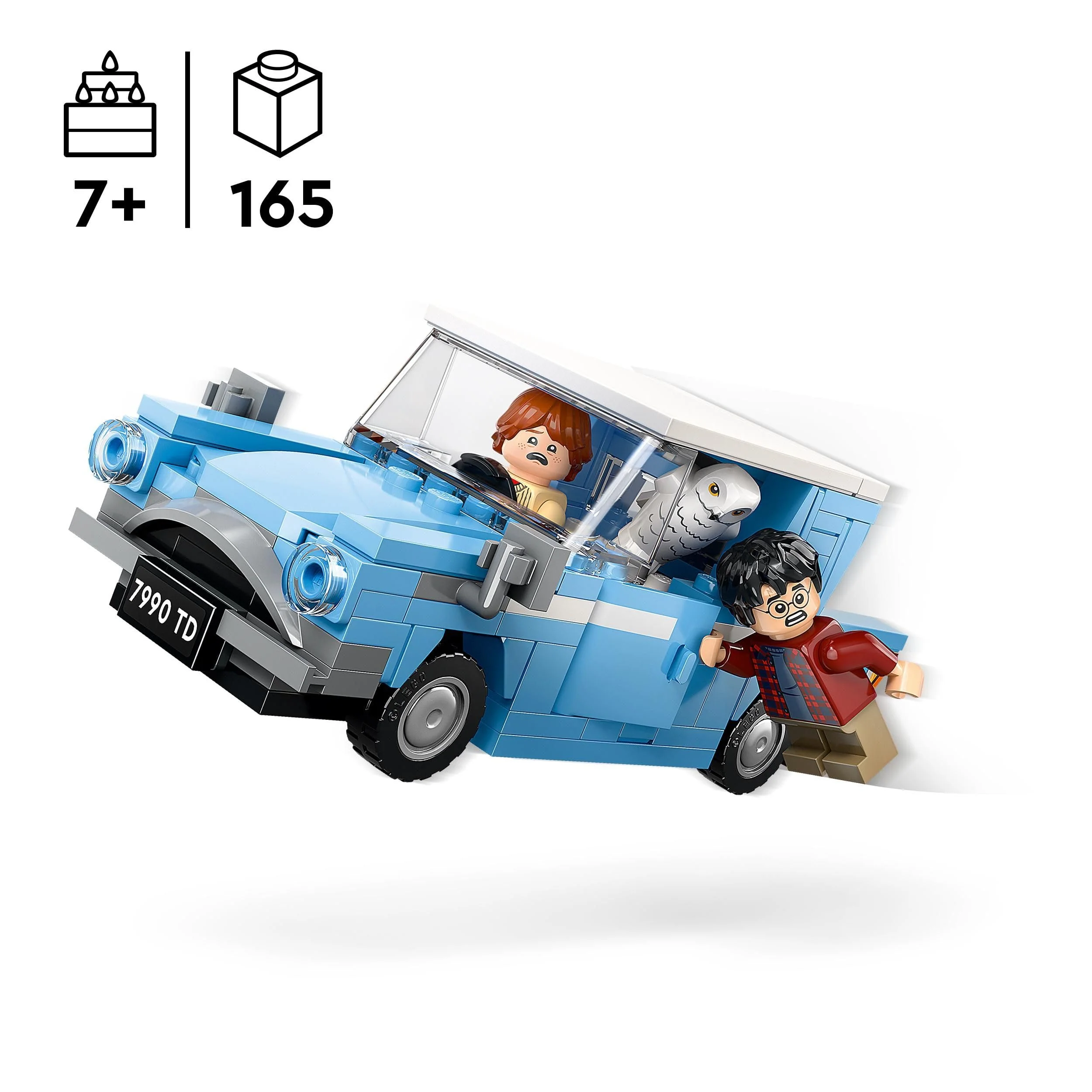 LEGO Harry Potter Fliegender Ford Anglia, baubares Spielzeug-Auto für Kinder, Geschenk für Jungs, Mädchen und alle Fans ab 7 Jahren, Set mit 2 Mini-Figuren inkl. Ron Weasley für Rollenspiele 76424 - Image 10