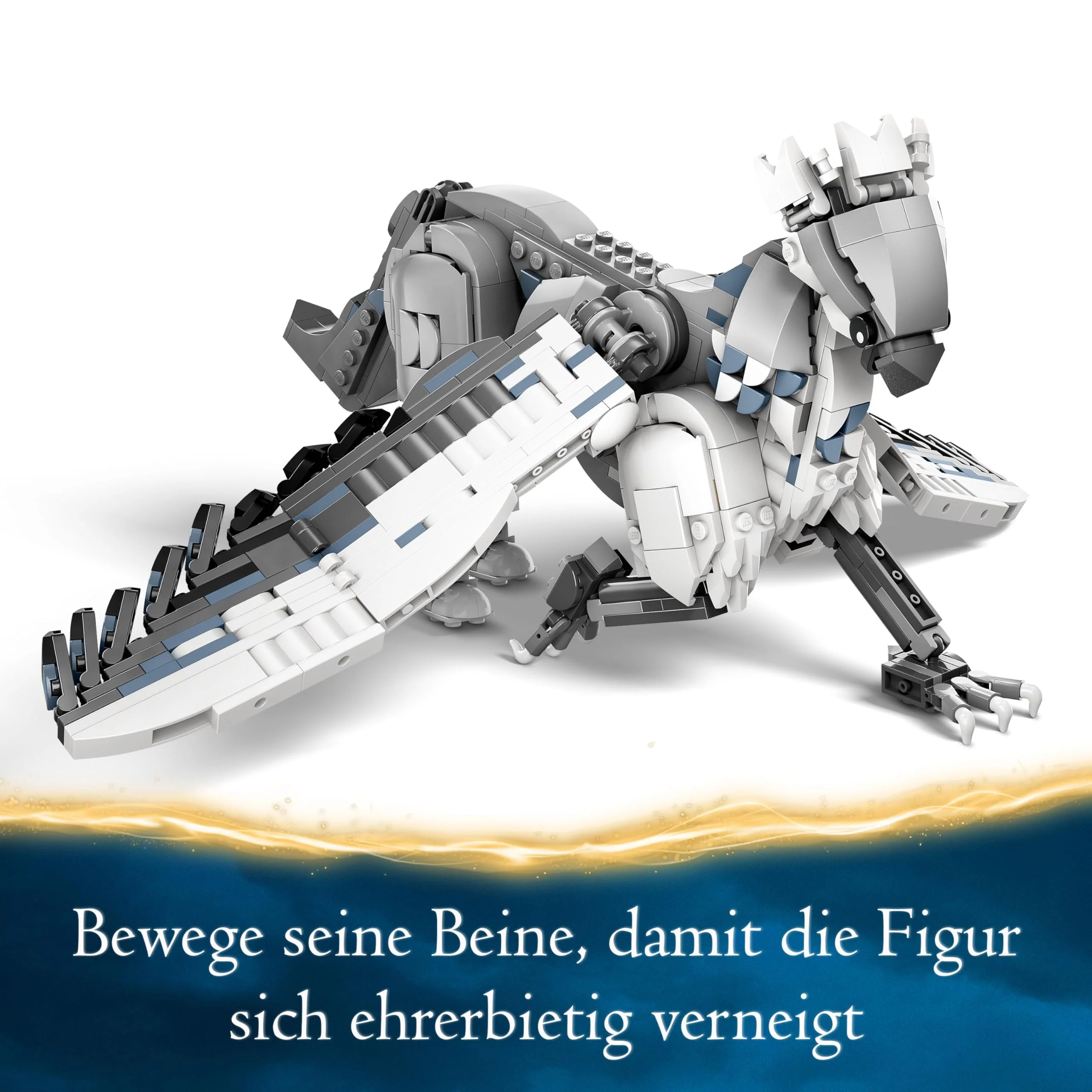 LEGO Harry Potter Hippogreif Seidenschnabel, Fabelwesen-Spielzeug zum Sammeln, kreatives Spielset für Kinder, Geschenk für Jungen, Mädchen und alle Fans 76427 - Image 9