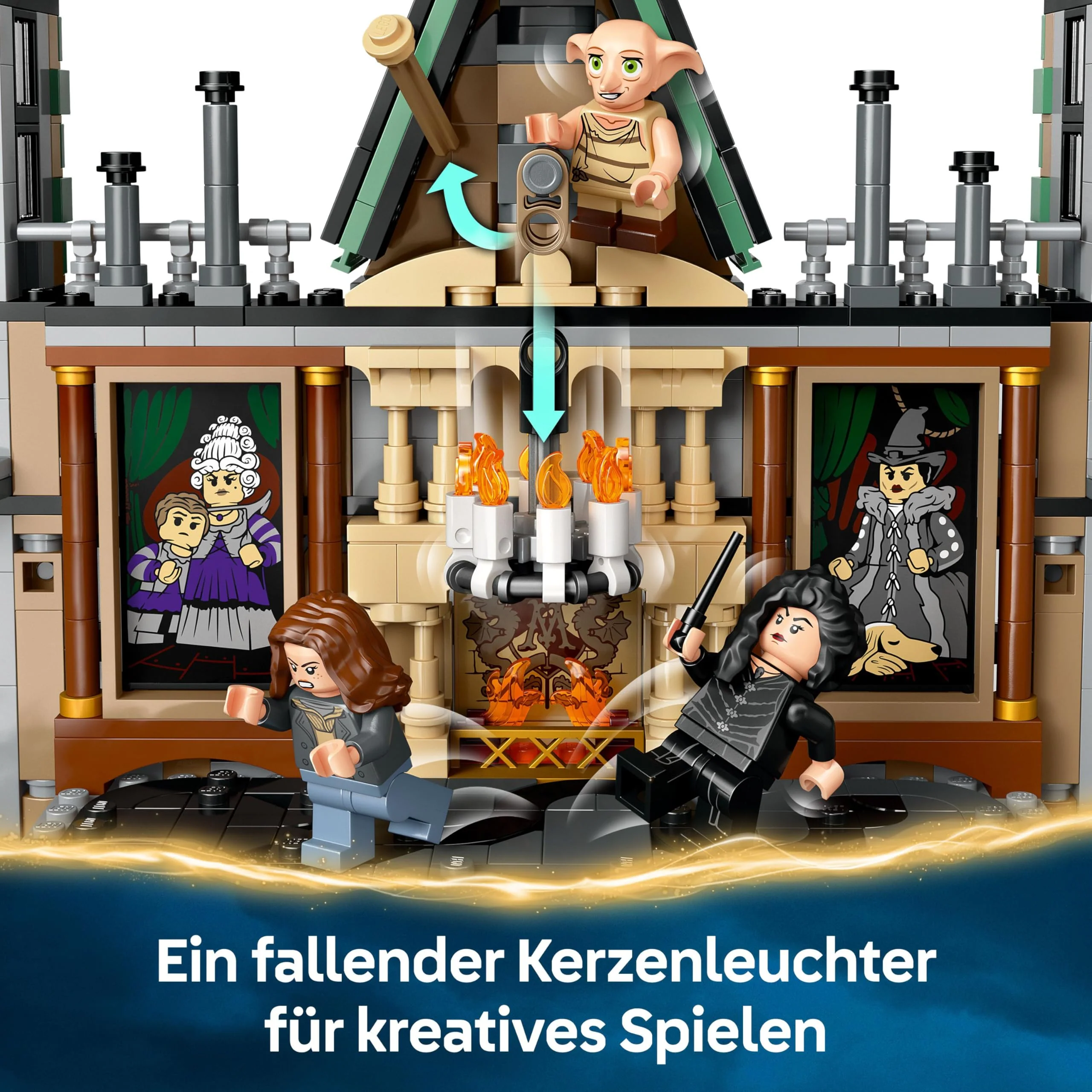 LEGO Harry Potter Landsitz der Familie Malfoy, Fantasy Spielzeug zum Sammeln und Ausstellen, Geschenk für Jungen, Mädchen und Fans der Zauberwelt, Geschenkidee mit 9 Minifiguren 76453 - Image 8