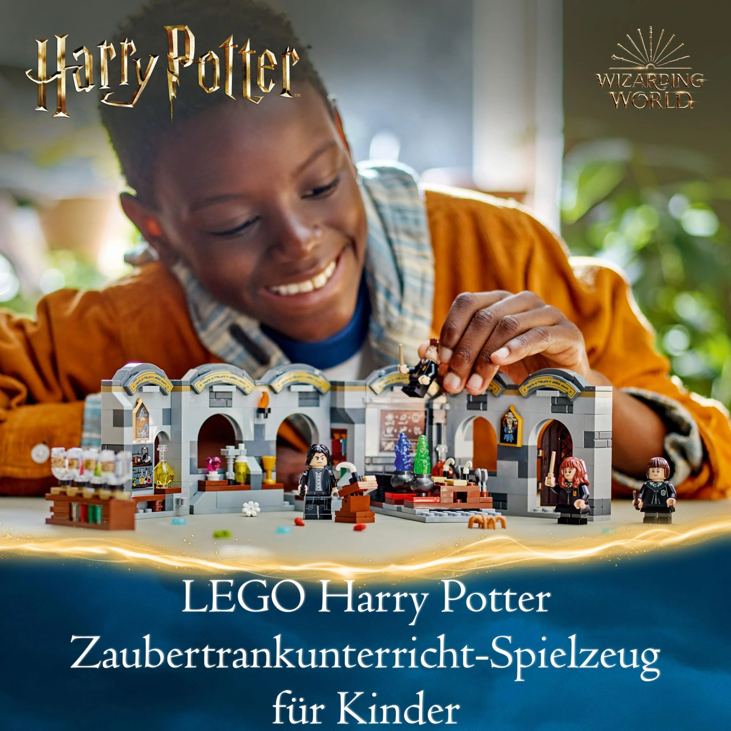 LEGO Harry Potter Schloss Hogwarts: Zaubertrankunterricht, Fantasy-Spielzeug, baubares Klassenzimmer, Geschenkidee für Jungen, Mädchen und alle Fans, mit Hermine Granger und Severus Snape 76431 - Image 11