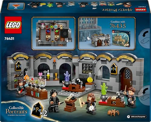 LEGO Harry Potter Schloss Hogwarts: Zaubertrankunterricht, Fantasy-Spielzeug, baubares Klassenzimmer, Geschenkidee für Jungen, Mädchen und alle Fans, mit Hermine Granger und Severus Snape 76431 - Image 2