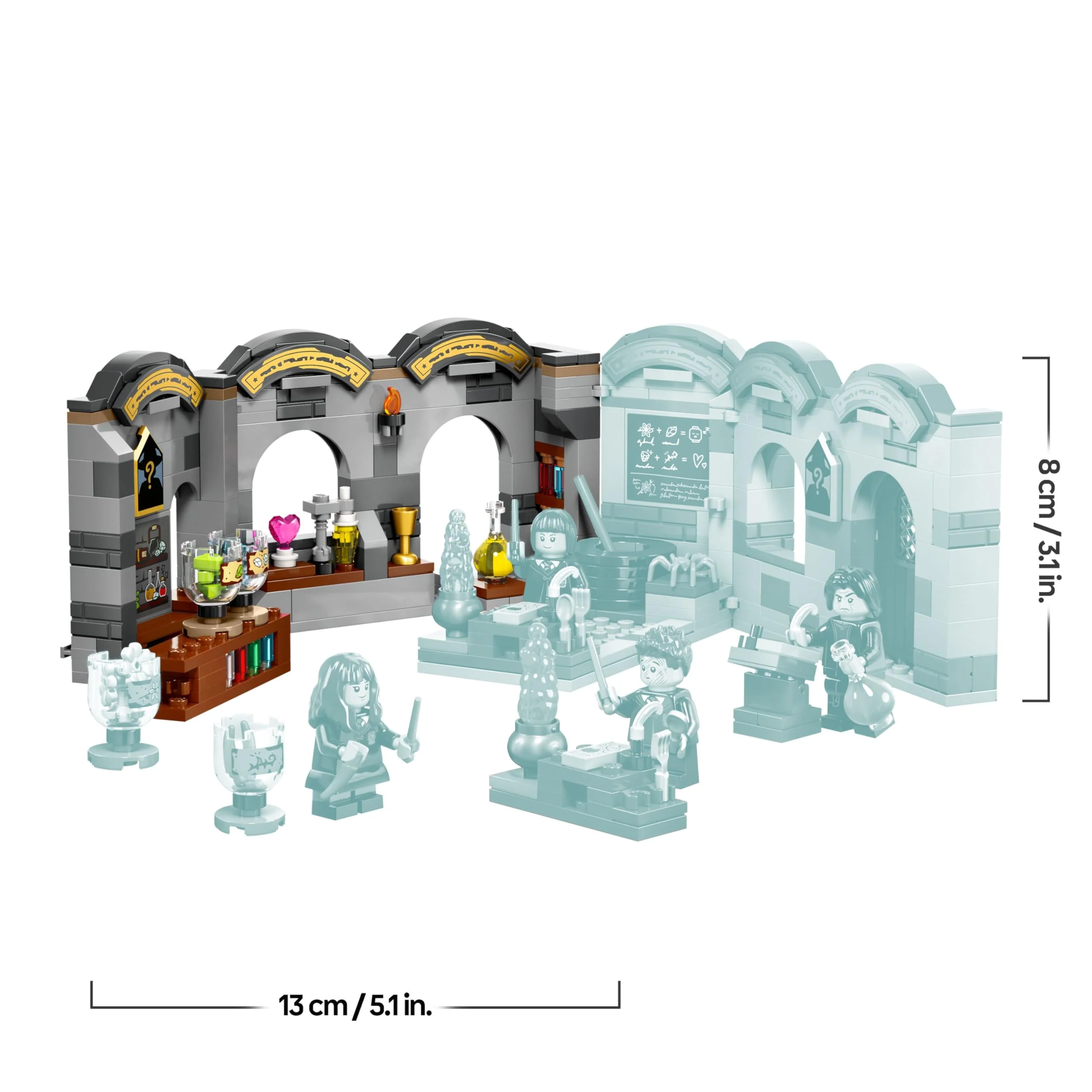 LEGO Harry Potter Schloss Hogwarts: Zaubertrankunterricht, Fantasy-Spielzeug, baubares Klassenzimmer, Geschenkidee für Jungen, Mädchen und alle Fans, mit Hermine Granger und Severus Snape 76431 - Image 6