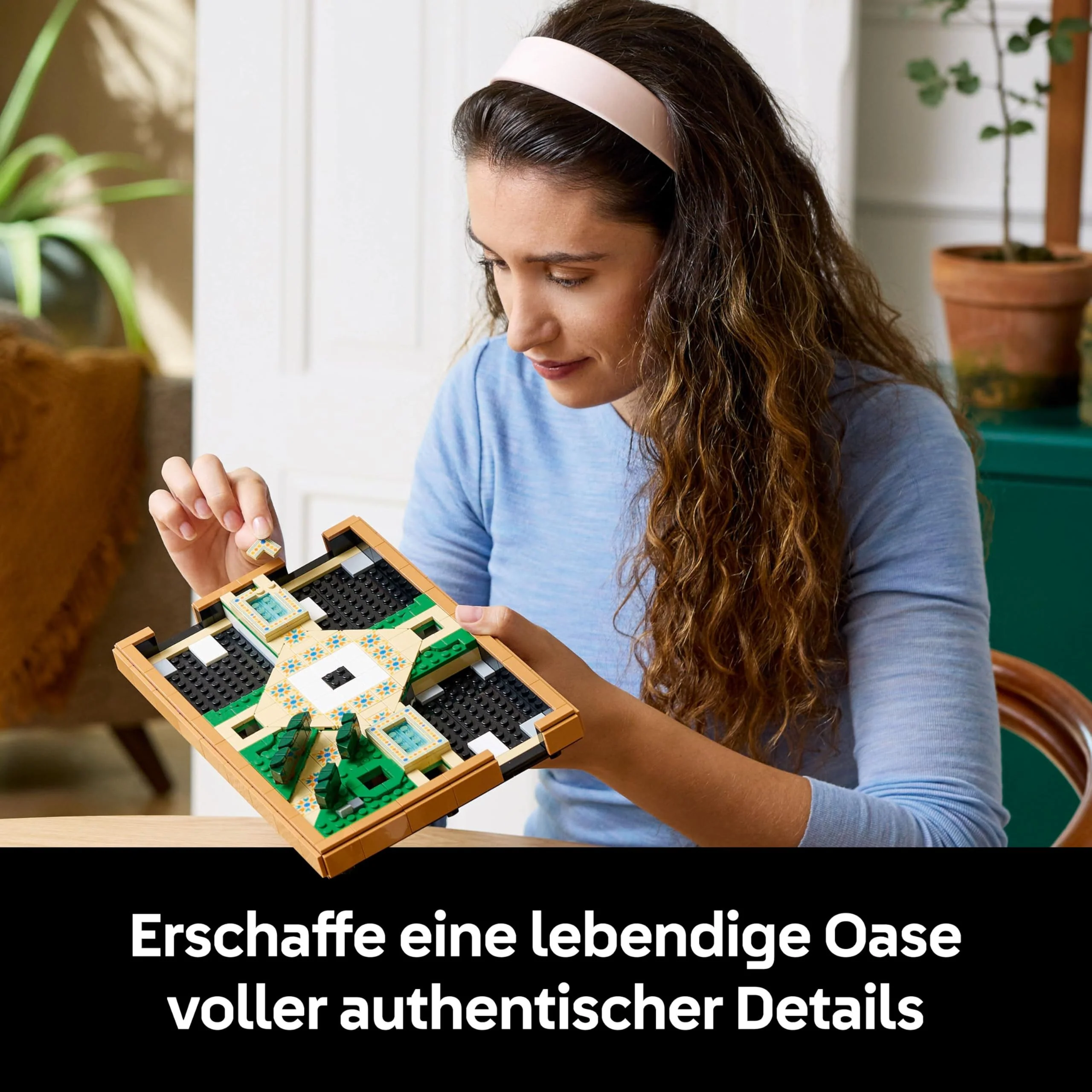 LEGO Icons Springbrunnengarten - Miniatur Bauset für Erwachsene mit Laubengängen, Zypressen, Bäumen, Weinreben, Blumen - Kreative Geschenkidee zum Geburtstag, Einweihung für Frauen, Männer - 10359 - Image 11