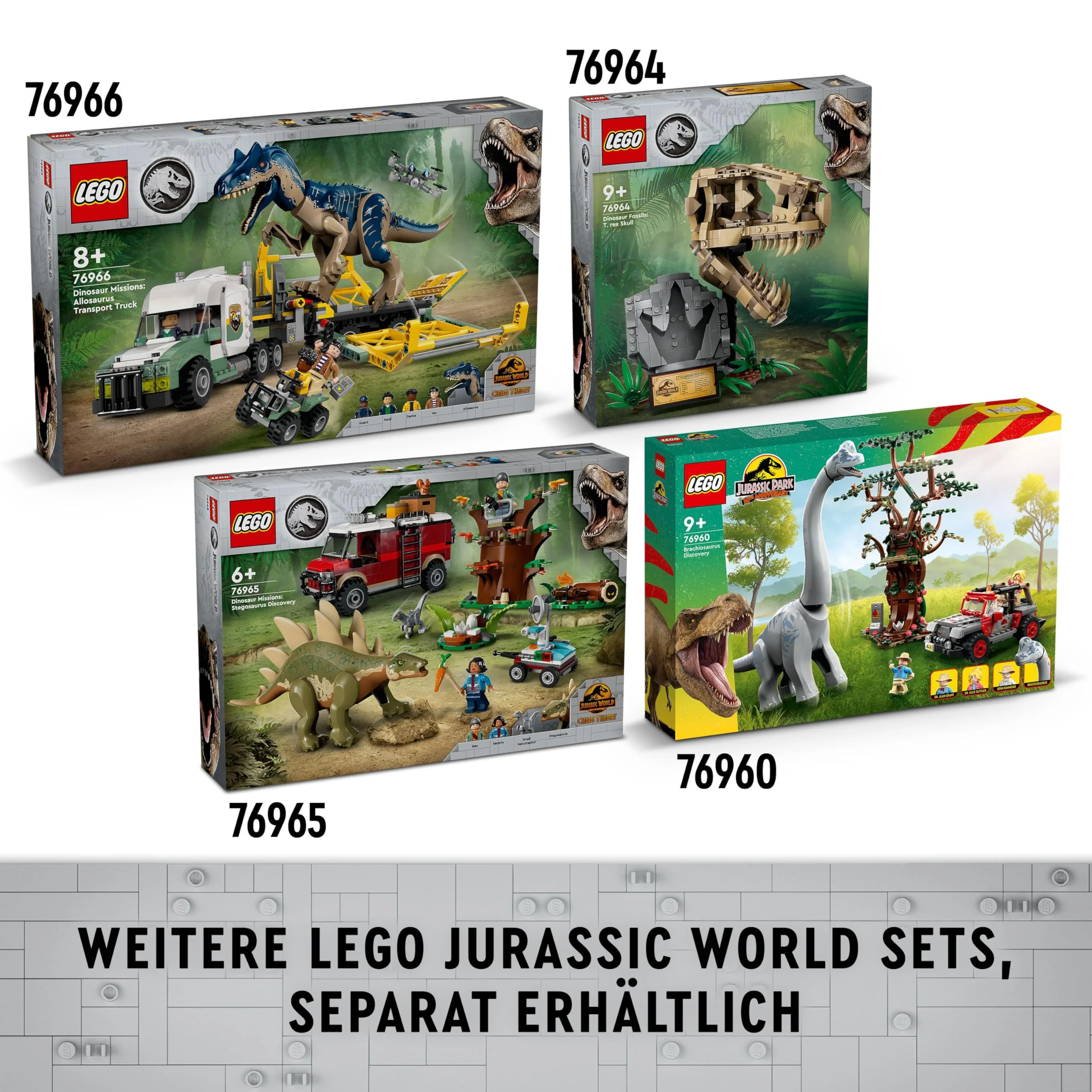 LEGO Jurassic World Baby Bumpy: Ankylosaurus, baubarer Spielzeug-Dinosaurier für Fans von Jurassic World: Neue Abenteuer, Geschenk für Jungen und Mädchen ab 7 Jahren 76962 - Image 7