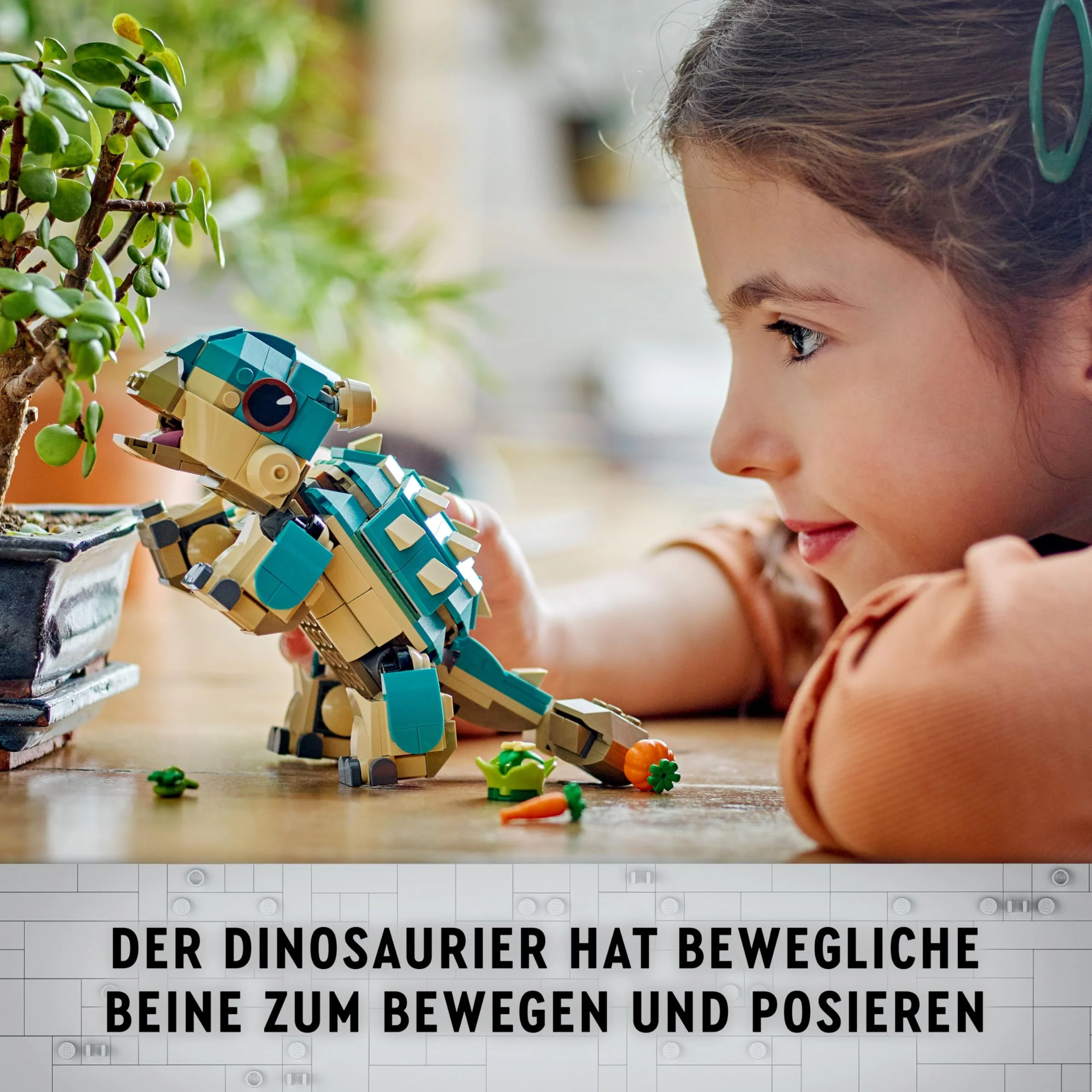 LEGO Jurassic World Baby Bumpy: Ankylosaurus, baubarer Spielzeug-Dinosaurier für Fans von Jurassic World: Neue Abenteuer, Geschenk für Jungen und Mädchen ab 7 Jahren 76962 - Image 9