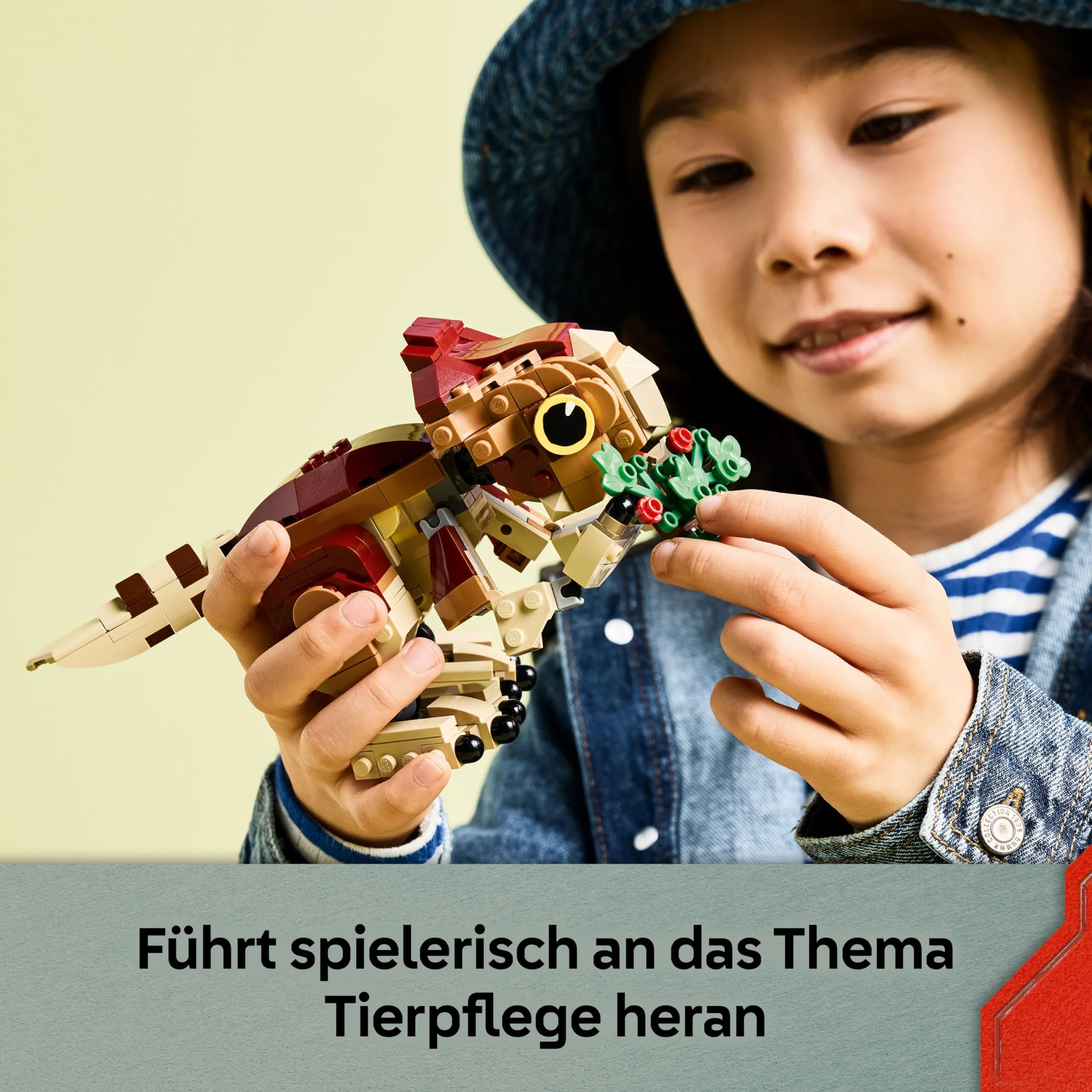 LEGO Jurassic World Babydinosaurier Dolores: Aquilops – Spielzeug-Dinosaurier zum Bauen und Spielen mit Spielpflanze – Geschenk für Kinder ab 7 Jahren und Fans des Films Die Wiedergeburt – 76970 - Image 6
