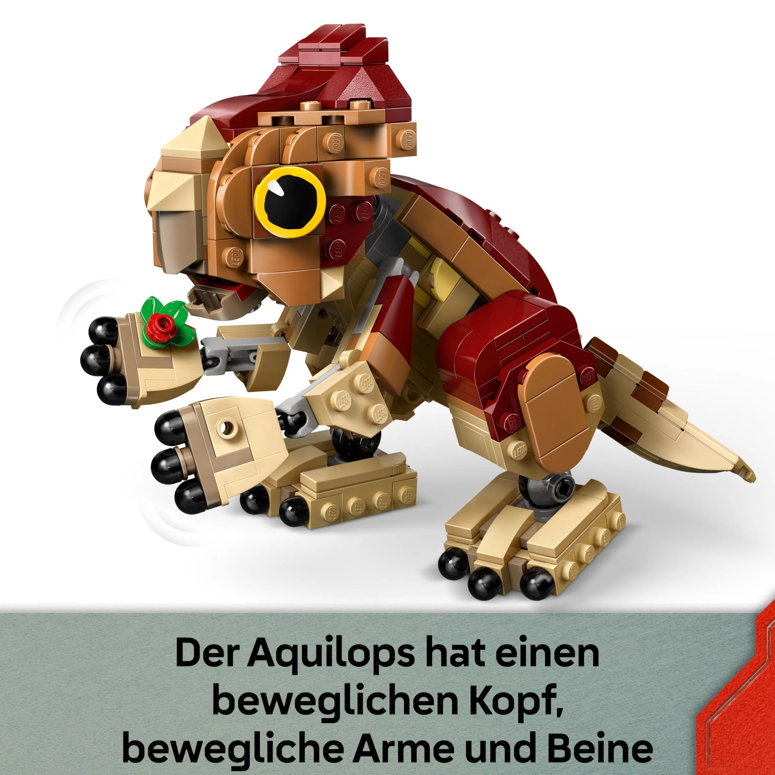 LEGO Jurassic World Babydinosaurier Dolores: Aquilops – Spielzeug-Dinosaurier zum Bauen und Spielen mit Spielpflanze – Geschenk für Kinder ab 7 Jahren und Fans des Films Die Wiedergeburt – 76970 - Image 7