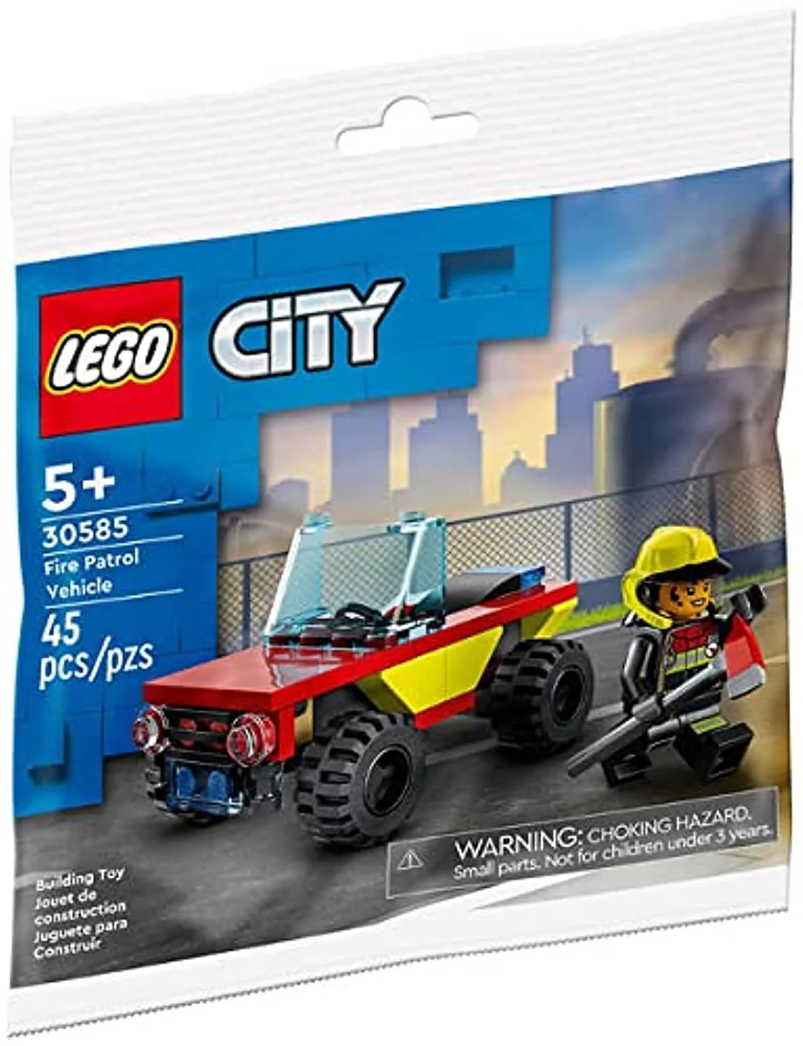 Lego - LEGO City 30585 Feuerwehr Wagen mit Figur Feuerwehrmann Feuerwehrauto Neu + OVP