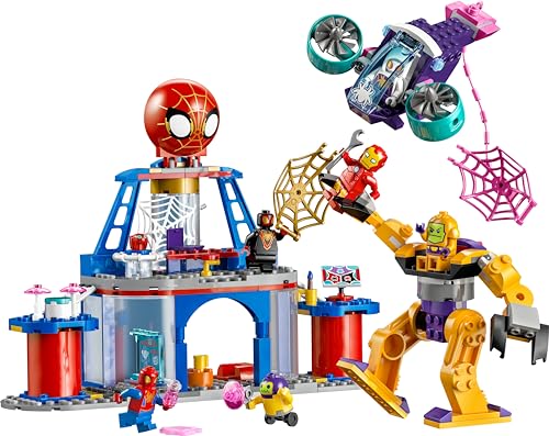 LEGO Marvel Das Hauptquartier von Spideys Team, Spider-Man-Spielzeug mit Fahrzeug und Mech, Geschenk für Jungs und Mädchen ab 4 Jahren, die Fans der TV-Serie Spidey und Seine Super-Freunde sind 10794 - Image 3
