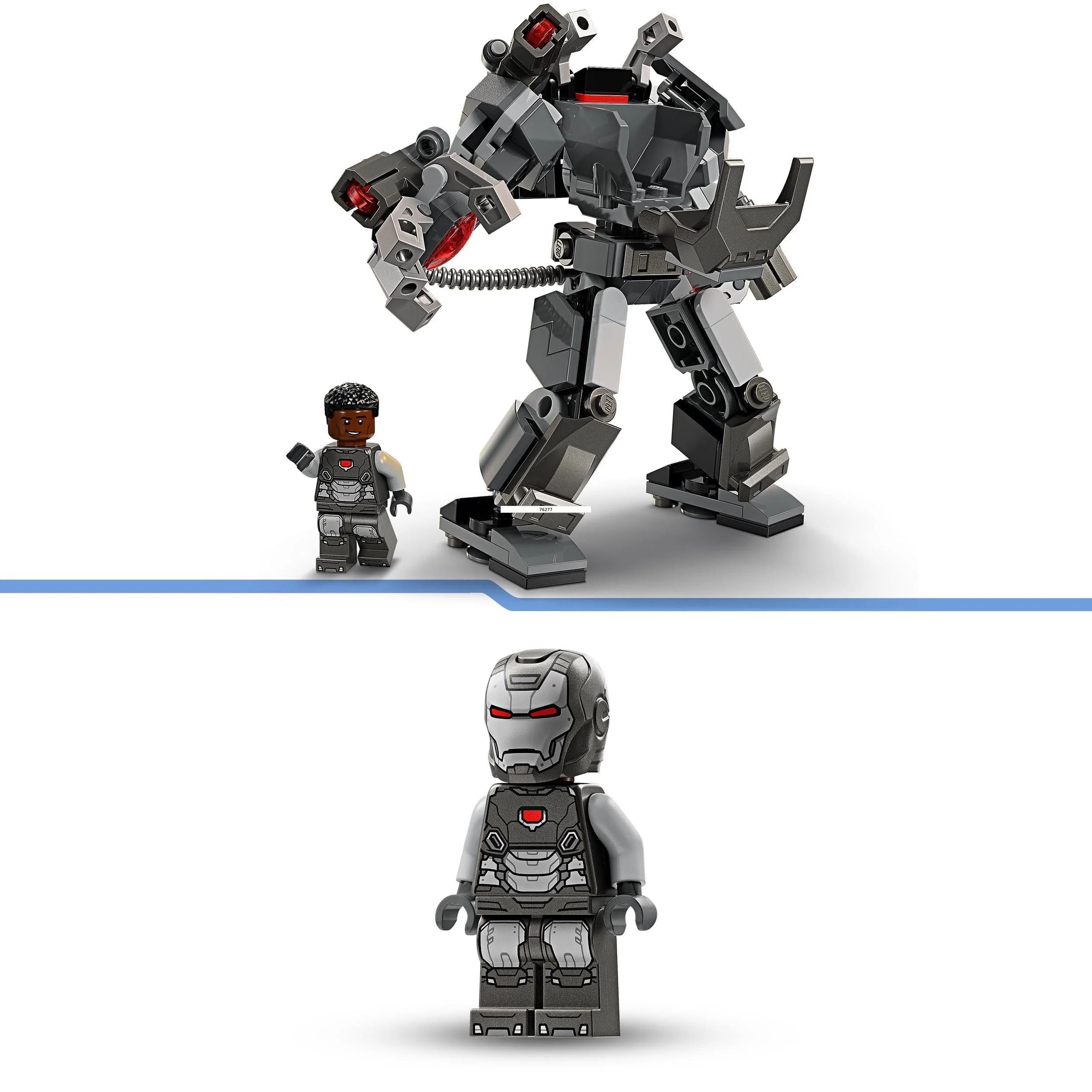 LEGO Marvel War Machine Mech, baubares Superhelden-Spielzeug mit 3 Shootern für Kinder, legendäre Actionfigur aus dem MCU, Geschenk für Jungs und Mädchen ab 6 Jahren 76277 - Image 6