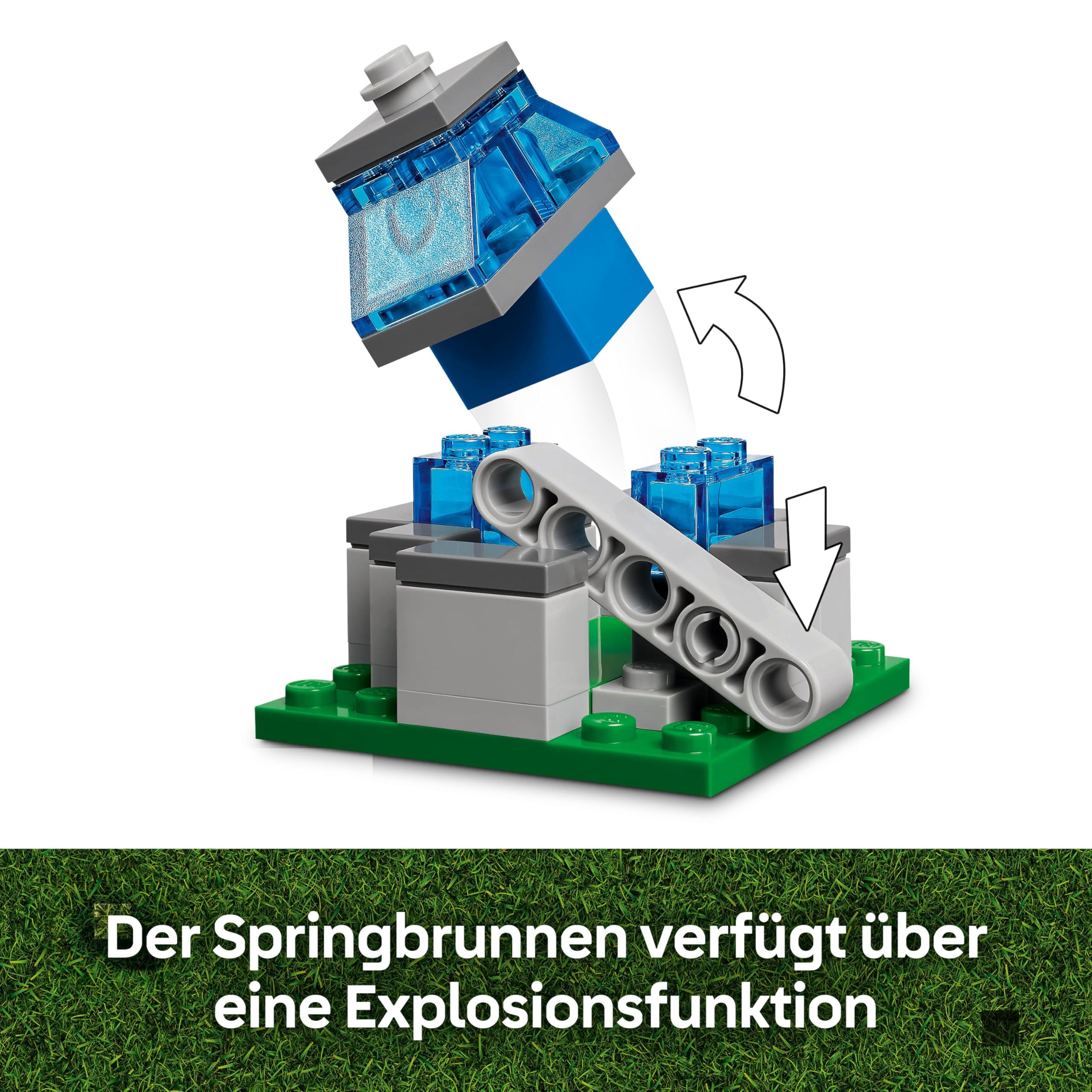 LEGO Minecraft Angriff des Ghast-Ballons - Gaming Spielzeug - Steves Haus, 4 Minifiguren - Iron Golem Figur & explodierender Brunnen Funktion - Geschenk für Jungen, Mädchen & Fans ab 10 Jahren - 21273 - Image 11