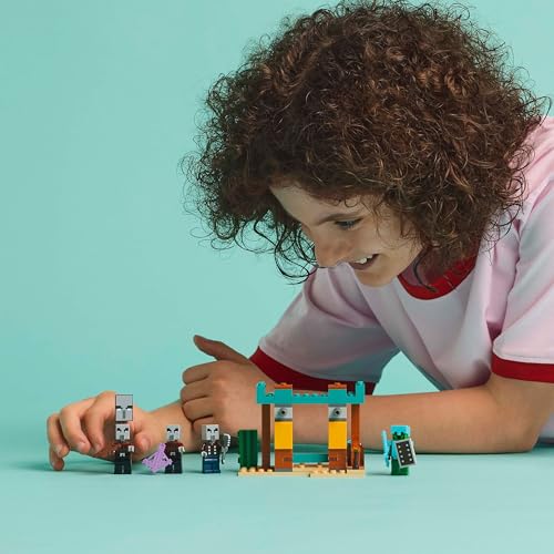 LEGO Minecraft Die Illager-Wüstenpatrouille - Gaming Spielzeug mit Figuren, darunter EIN Plünderer, EIN Vindikator und EIN Kaktusritter - Gamer Geschenk für Jungen und Mädchen ab 7 Jahren - 21267 - Image 5