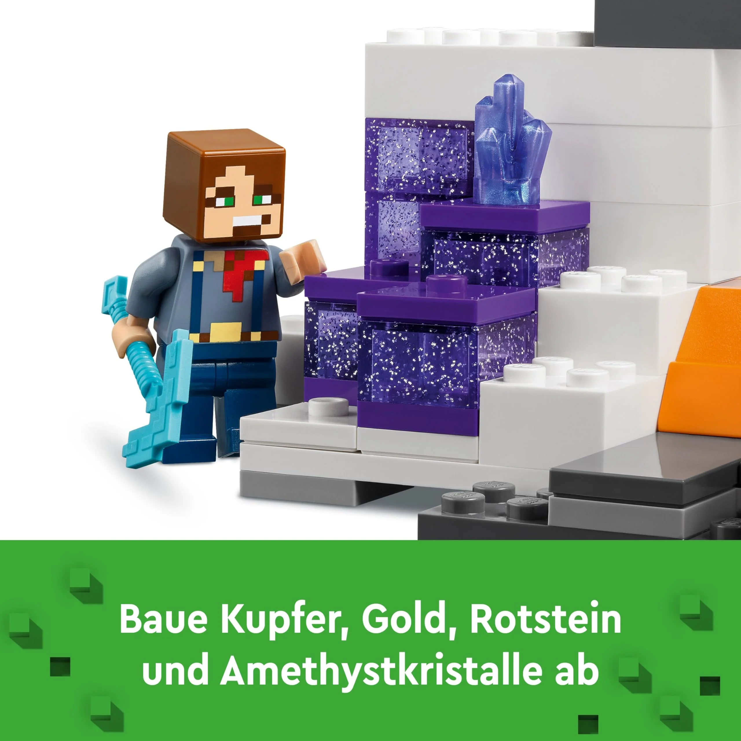 LEGO Minecraft Die Mine in den Badlands -Interaktives Spielzeug mit Forscher-, Creeper- und Spinnen Figuren sowie einer TNT-Explosionsfunktion - Gamer Geschenk für Jungen & Mädchen ab 8 Jahren - 21263 - Image 10