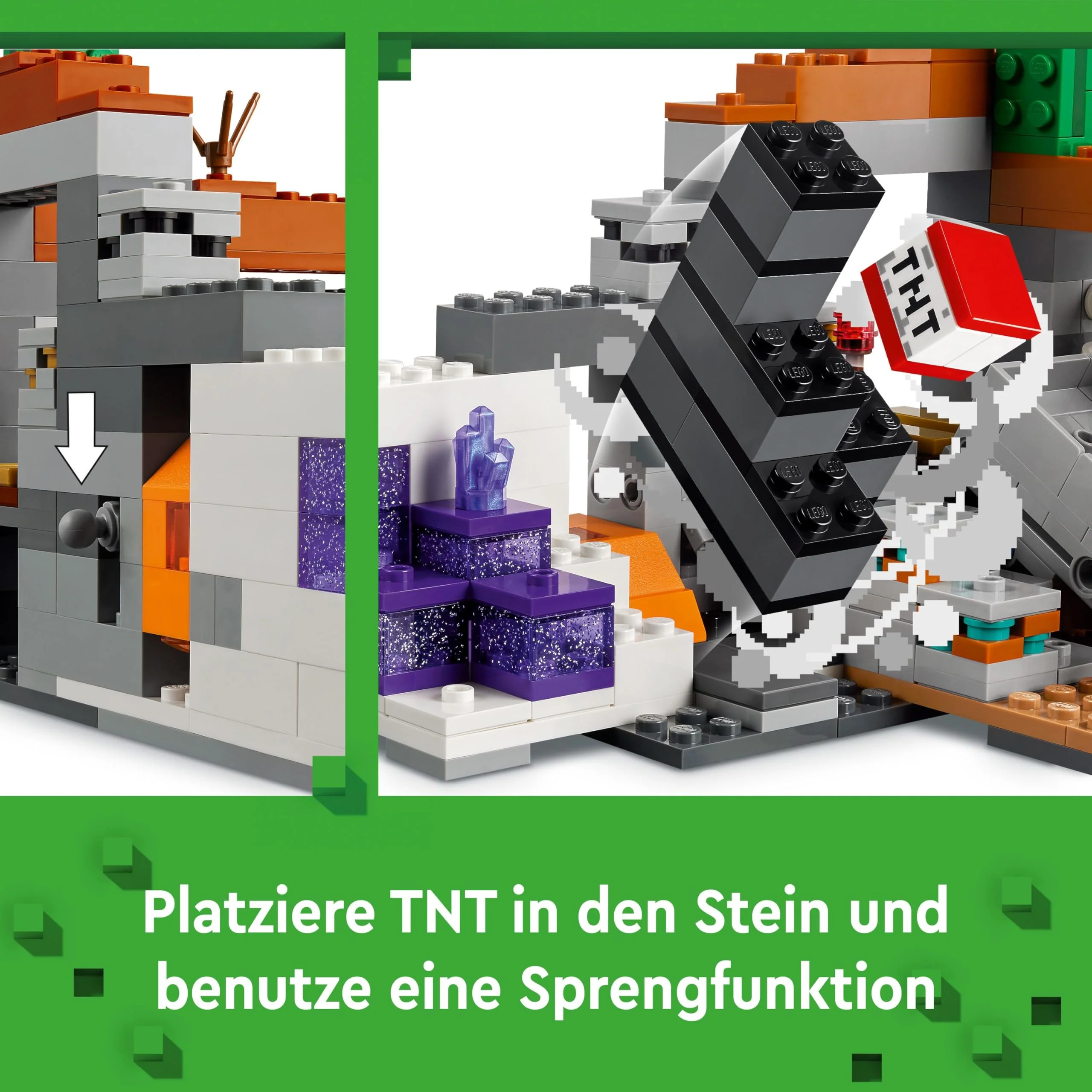 LEGO Minecraft Die Mine in den Badlands -Interaktives Spielzeug mit Forscher-, Creeper- und Spinnen Figuren sowie einer TNT-Explosionsfunktion - Gamer Geschenk für Jungen & Mädchen ab 8 Jahren - 21263 - Image 11