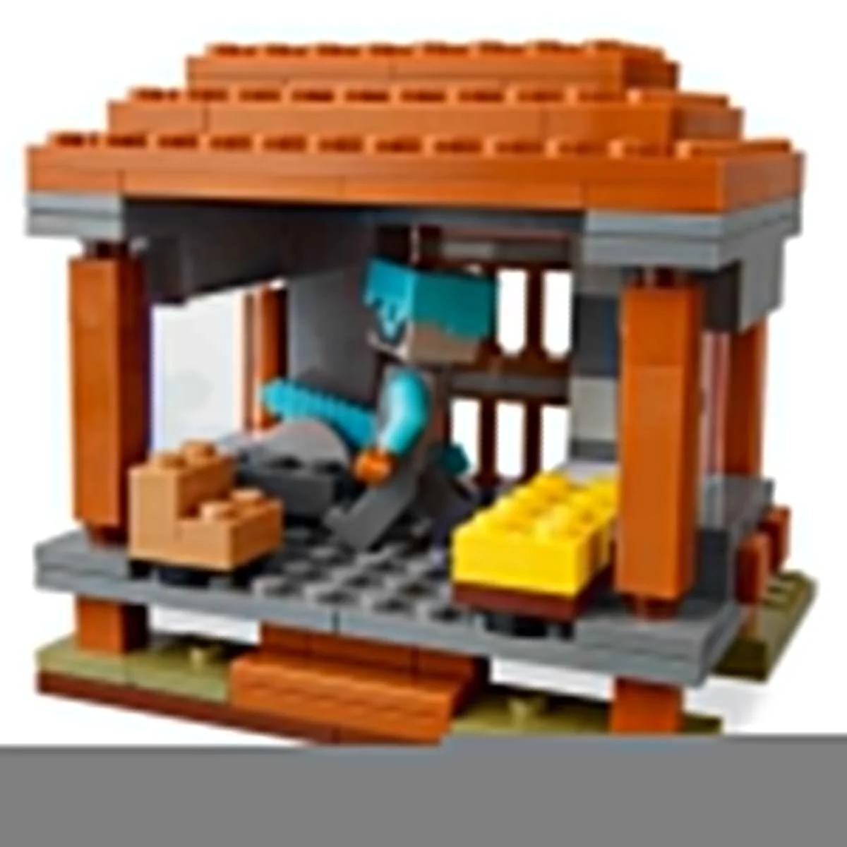 LEGO Minecraft EIN Verwüster am Plünderer-Außenposten - Gaming Spielzeug für Kinder - Minifigur mit Schnappkiefer Funktion und Dorf Festung - Gaming Geschenk für Jungen & Mädchen ab 8 Jahren - 21278 - Image 6