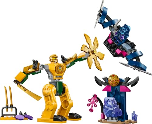 LEGO NINJAGO Arins Battle Mech, Ninja-Spielzeug für Kinder ab 4 Jahre mit Figuren inkl. Arin mit Mini-Katana, Actionfiguren & Mechs, kleines Geschenk für Jungs und Mädchen 71804 - Image 3