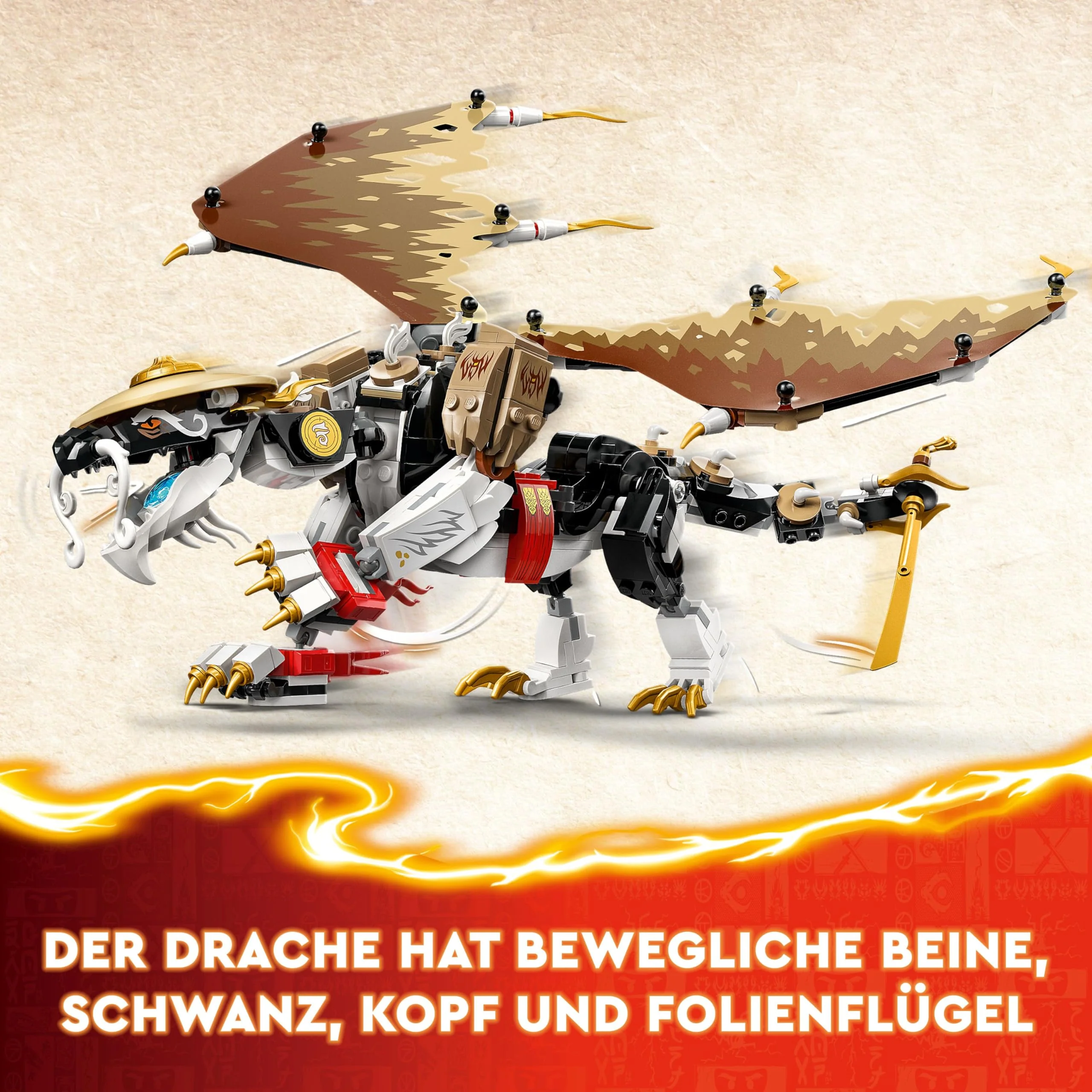 LEGO NINJAGO Egalt der Meisterdrache, Ninja-Set mit Drachen-Spielzeug und 5 Figuren inkl. Lloyd und NYA, Drachenmeister, Geschenk für Jungs und Mädchen ab 8 Jahren 71809 - Image 10