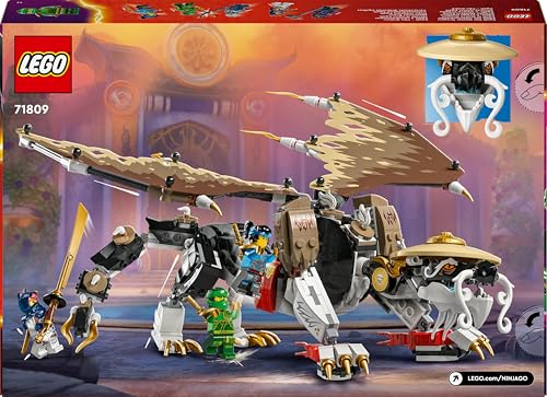 LEGO NINJAGO Egalt der Meisterdrache, Ninja-Set mit Drachen-Spielzeug und 5 Figuren inkl. Lloyd und NYA, Drachenmeister, Geschenk für Jungs und Mädchen ab 8 Jahren 71809 - Image 2