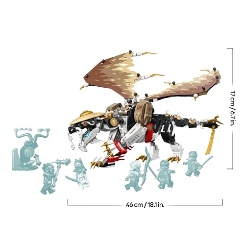LEGO NINJAGO Egalt der Meisterdrache, Ninja-Set mit Drachen-Spielzeug und 5 Figuren inkl. Lloyd und NYA, Drachenmeister, Geschenk für Jungs und Mädchen ab 8 Jahren 71809 - Image 5