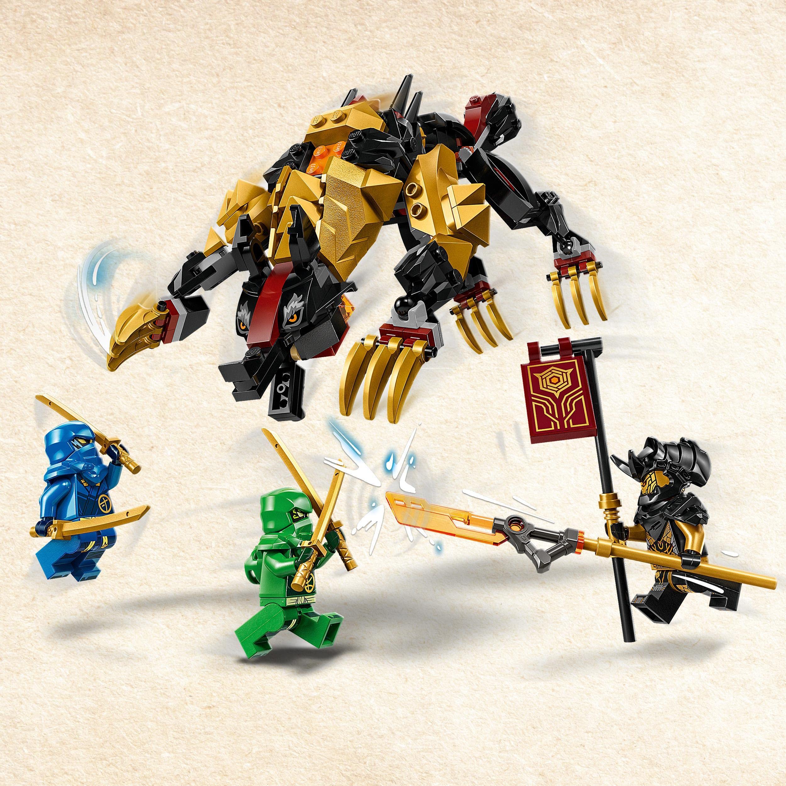 LEGO NINJAGO Jagdhund des kaiserlichen Drachenjägers, baubares Monster-Spielzeug für Kinder ab 6 Jahren, Jungs und Mädchen, posierende Fabelwesenfigur, 3 Minifiguren zum Sammeln, Geschenkidee 71790 - Image 7