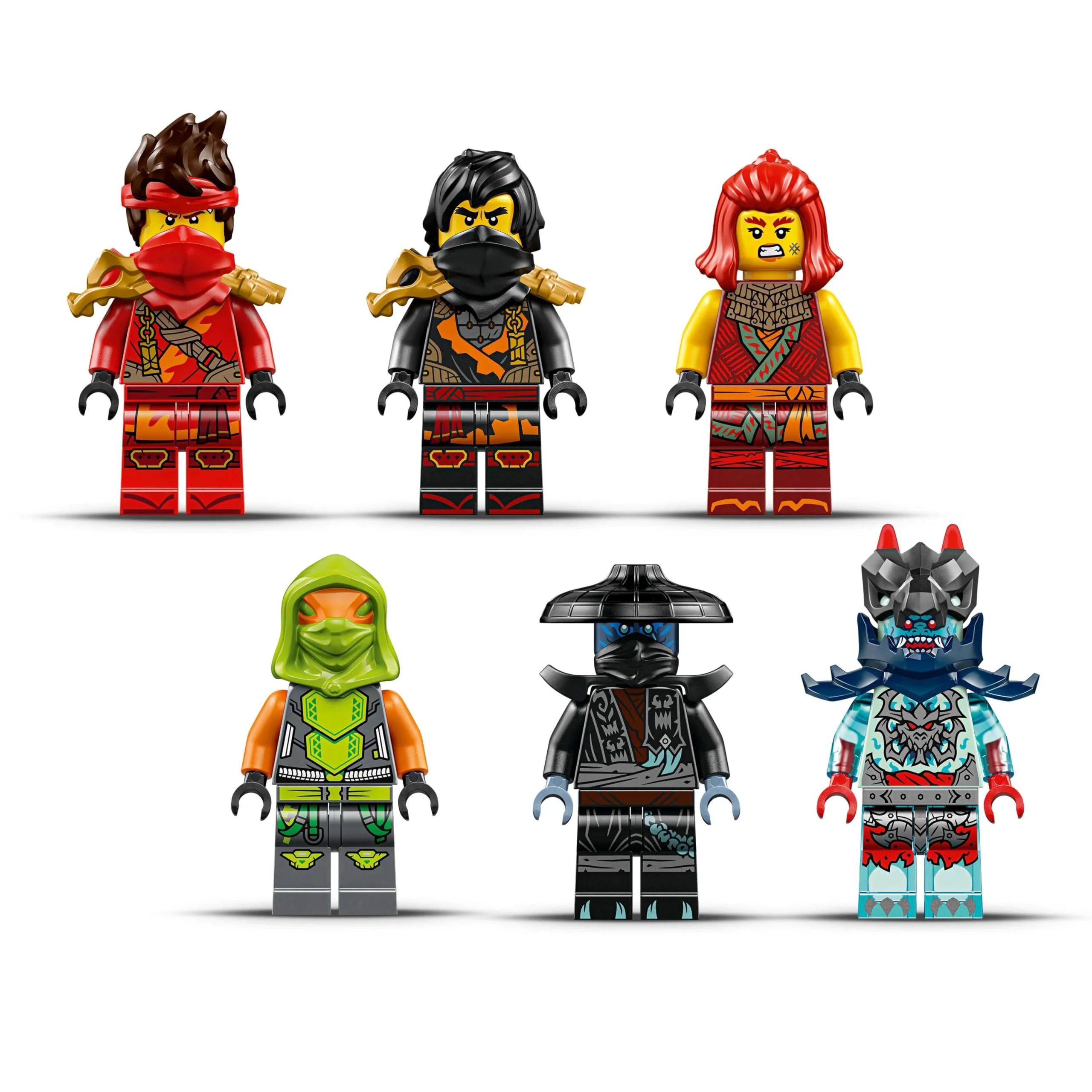 LEGO NINJAGO Ninja-Actionflitzer - 3-in-1-Spielzeug mit 2 Ninja-Bikes, 1 Jet und 6 Minifiguren, einschließlich Kai und Frak - Aufstieg der Drachen Geschenk für Jungen ab 8 Jahren - 71844 - Image 5