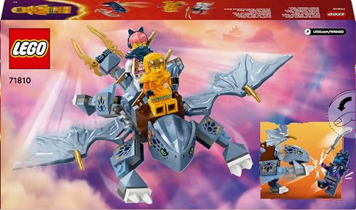LEGO NINJAGO Riyu der Babydrache, Drachen-Spielzeug mit 3 Mini-Figuren, baubares Ninja-Spielzeug für 6-jährige Jungs und Mädchen, actionreiches Geschenk für Kinder 71810 - Image 2