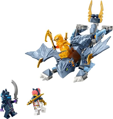 LEGO NINJAGO Riyu der Babydrache, Drachen-Spielzeug mit 3 Mini-Figuren, baubares Ninja-Spielzeug für 6-jährige Jungs und Mädchen, actionreiches Geschenk für Kinder 71810 - Image 4